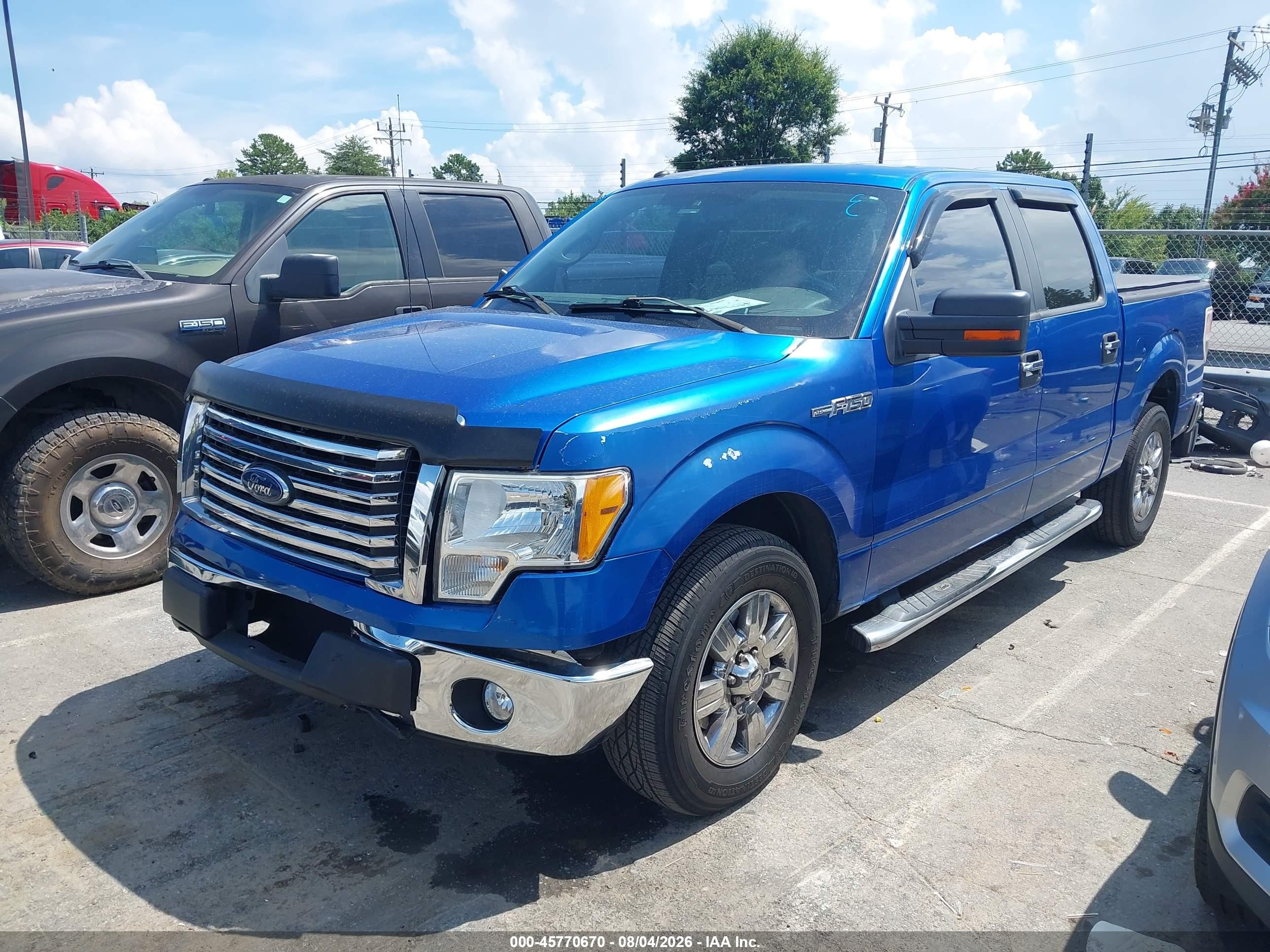 2010 Ford F-150 Fx2 Sport/xl/xlt Blue vin: 1FTEW1C82AFC74908
