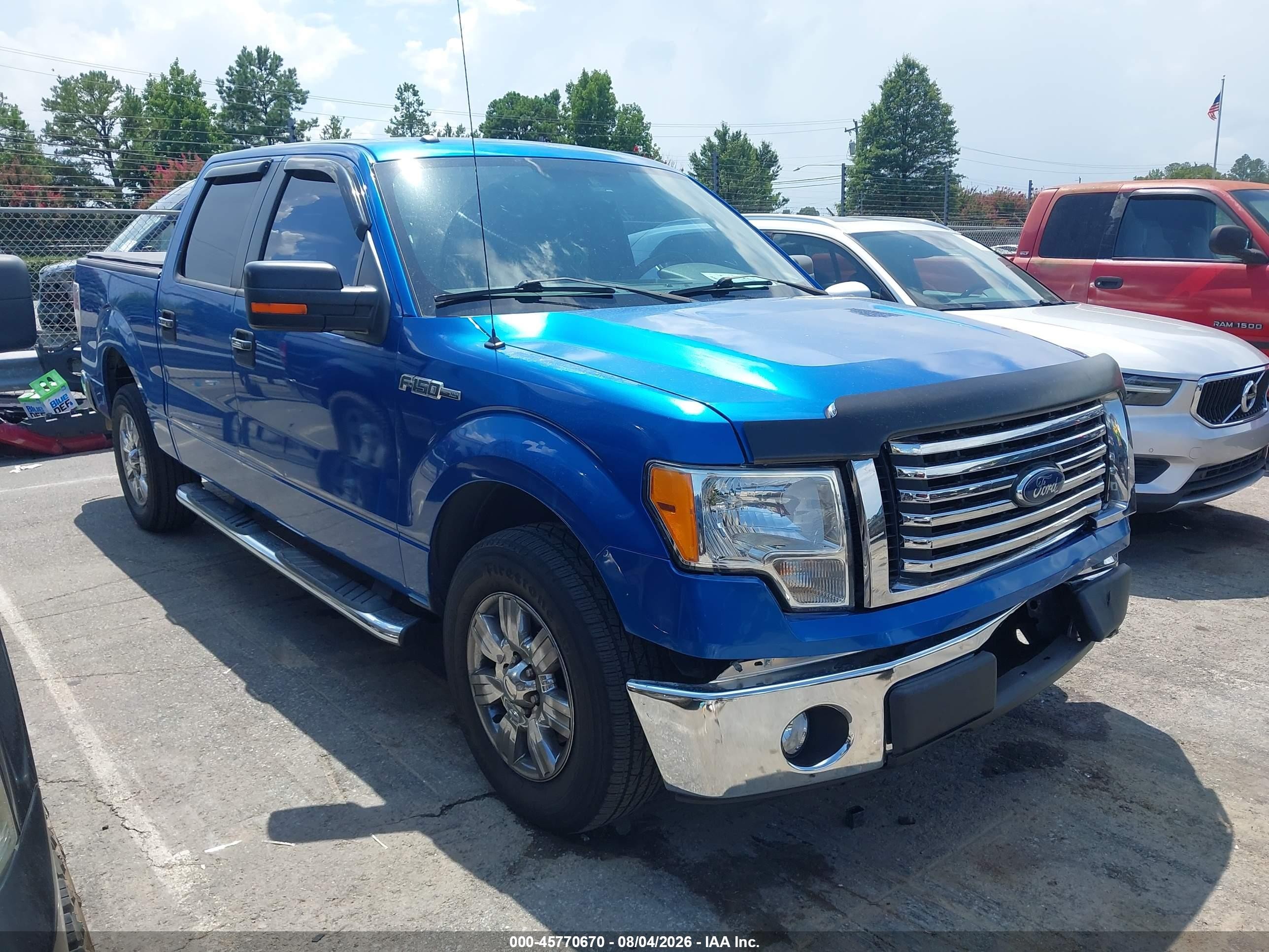 2010 Ford F-150 Fx2 Sport/xl/xlt Blue vin: 1FTEW1C82AFC74908