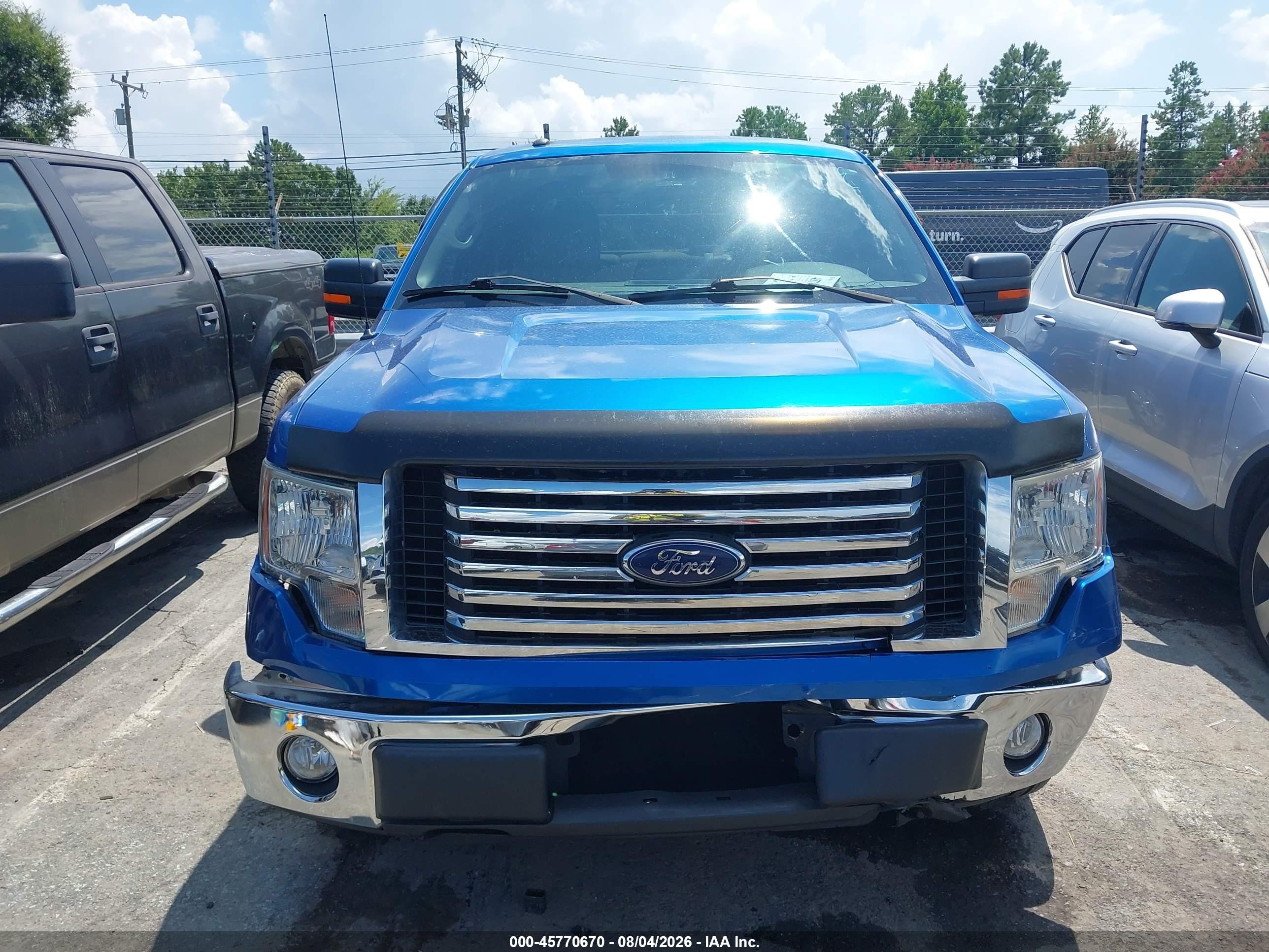 2010 Ford F-150 Fx2 Sport/xl/xlt Blue vin: 1FTEW1C82AFC74908