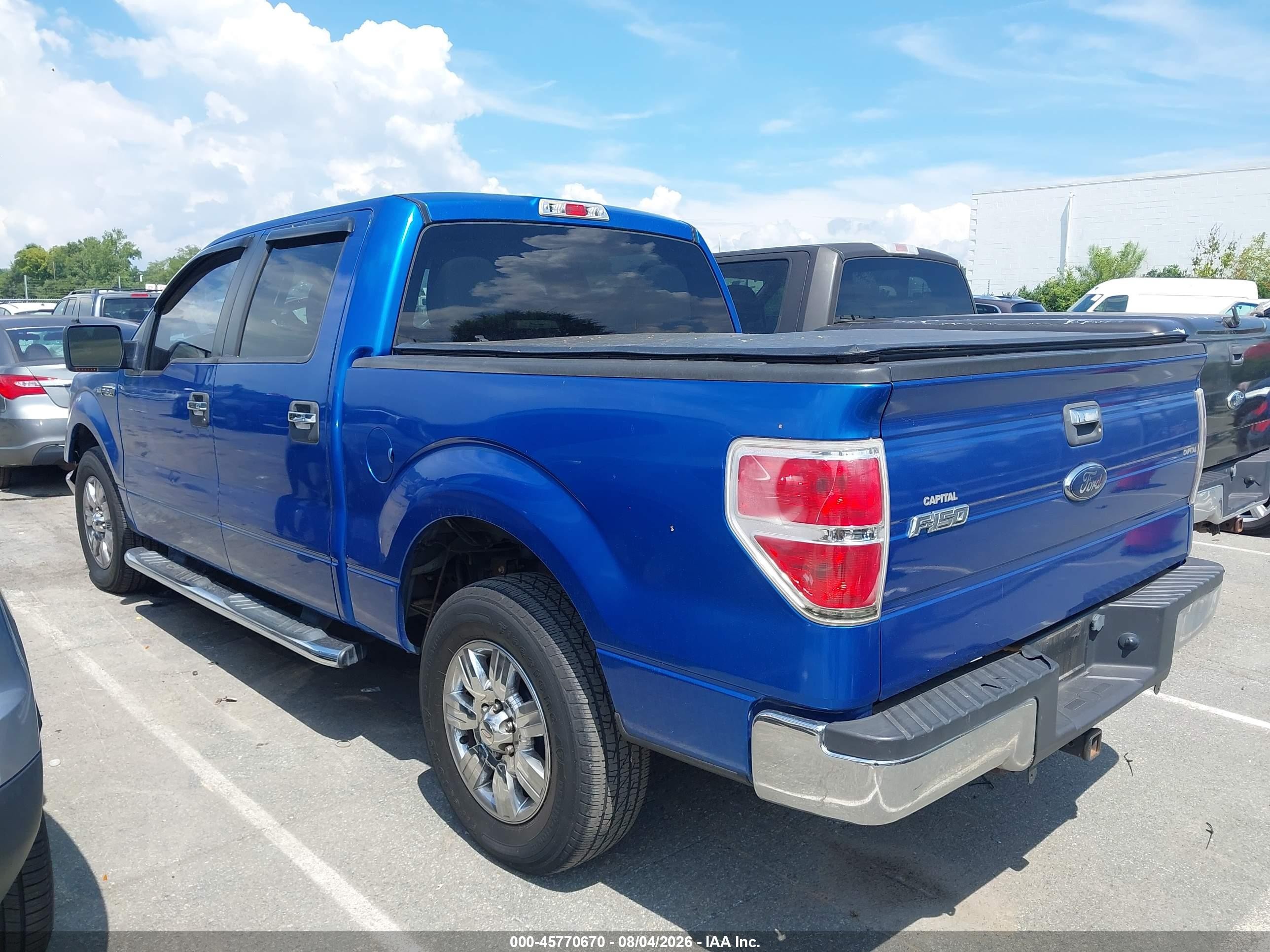 2010 Ford F-150 Fx2 Sport/xl/xlt Blue vin: 1FTEW1C82AFC74908