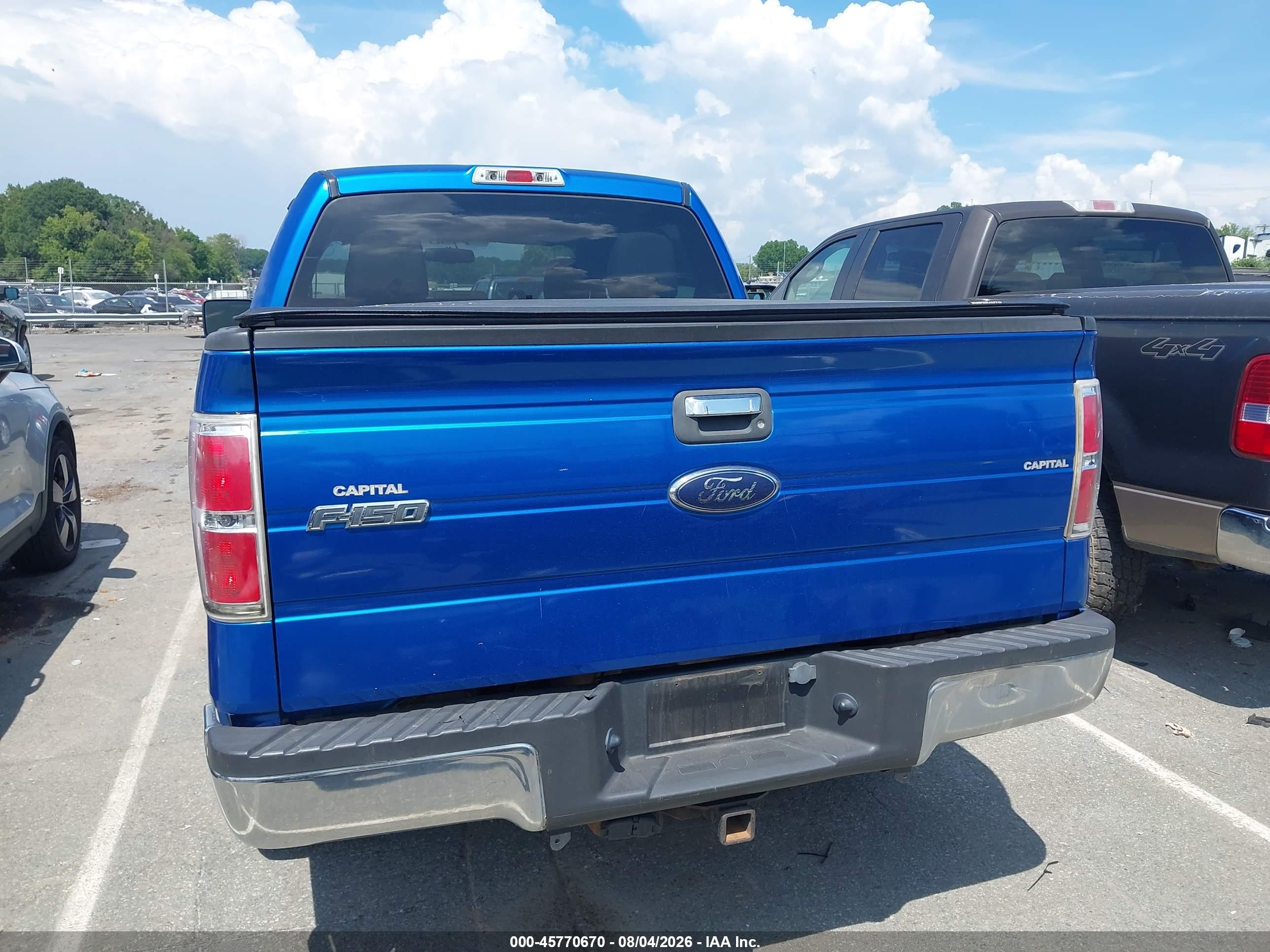 2010 Ford F-150 Fx2 Sport/xl/xlt Blue vin: 1FTEW1C82AFC74908