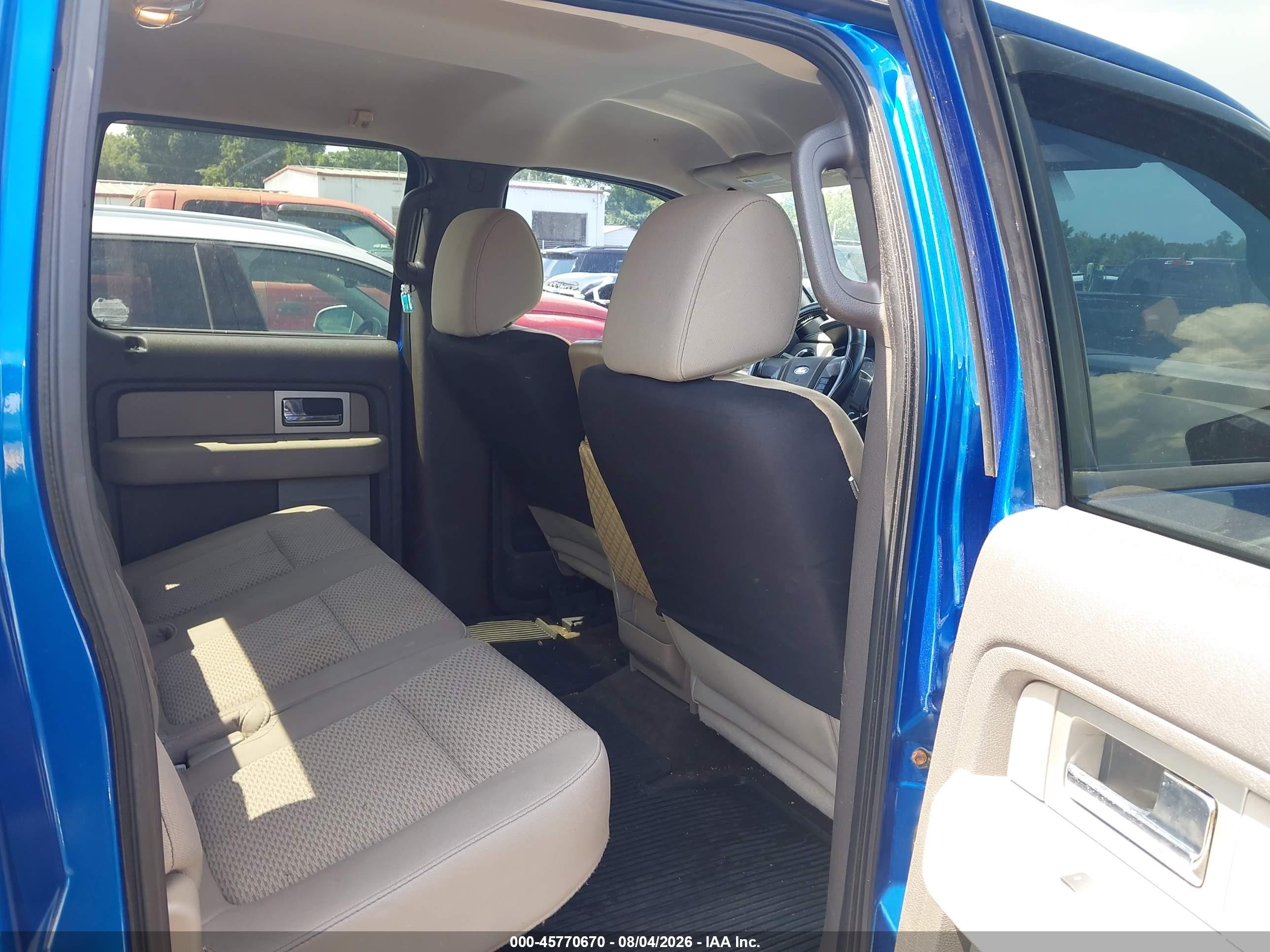 2010 Ford F-150 Fx2 Sport/xl/xlt Blue vin: 1FTEW1C82AFC74908