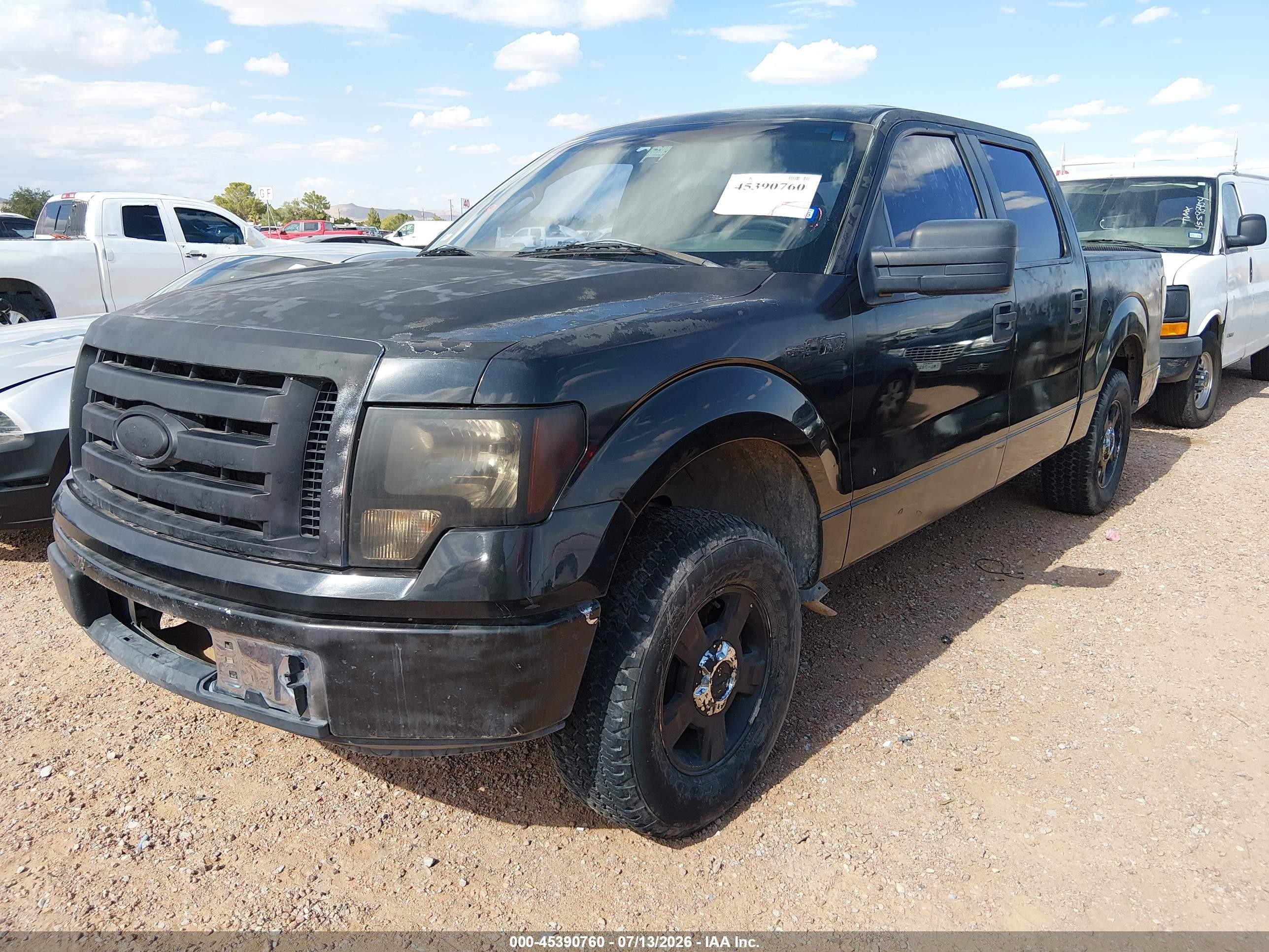 2010 Ford F-150 Fx2 Sport/xl/xlt Черный vin: 1FTEW1C82AFC92468