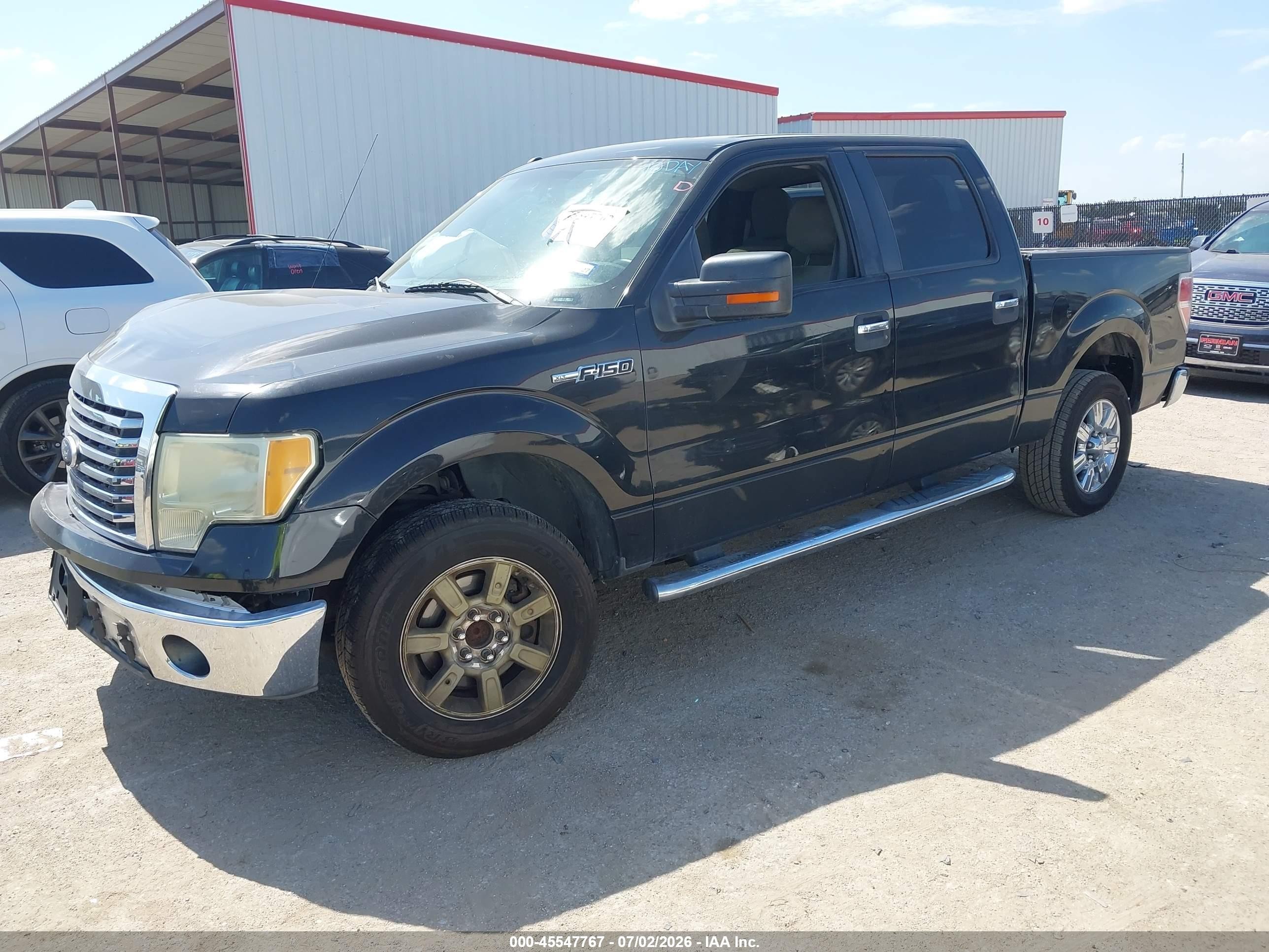 2010 Ford F-150 Fx2 Sport/xl/xlt Black vin: 1FTEW1C82AFD10872