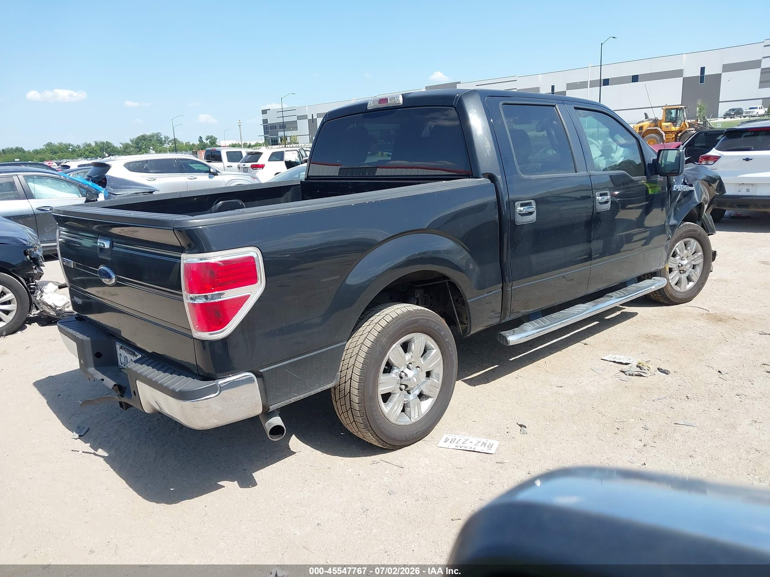 2010 Ford F-150 Fx2 Sport/xl/xlt Black vin: 1FTEW1C82AFD10872