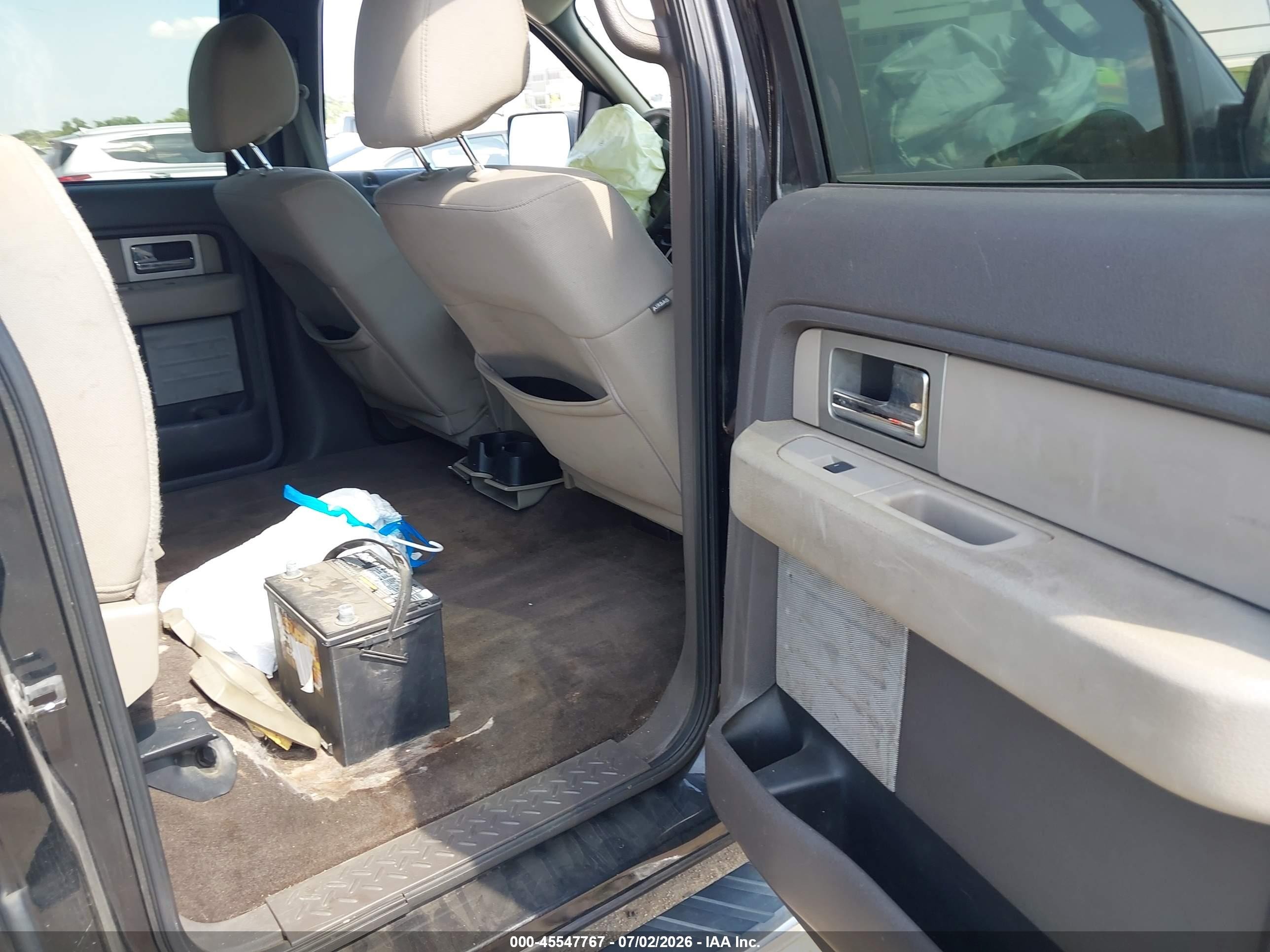 2010 Ford F-150 Fx2 Sport/xl/xlt Black vin: 1FTEW1C82AFD10872