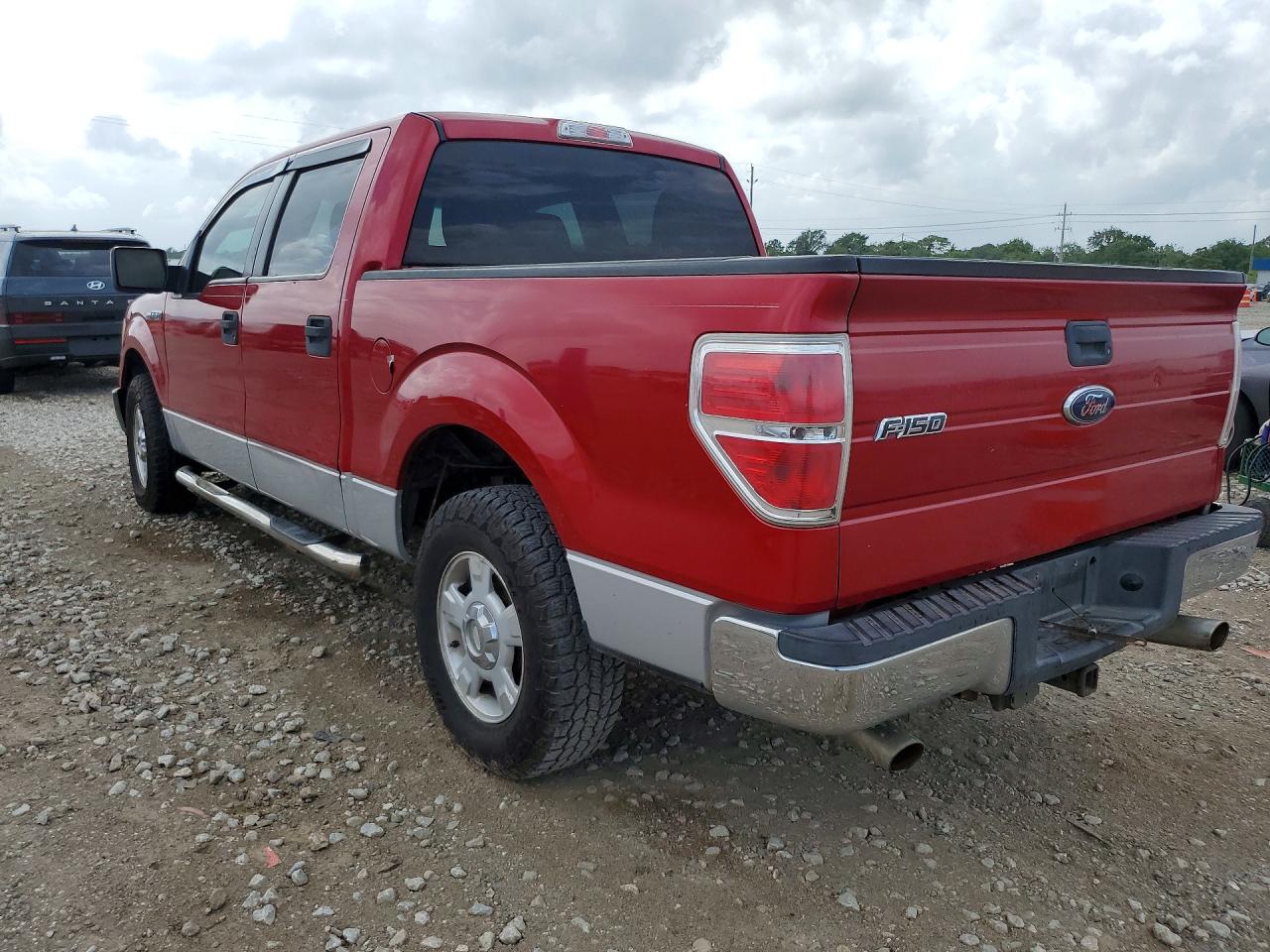 2010 Ford F150 Supercrew Red vin: 1FTEW1C82AKE28962