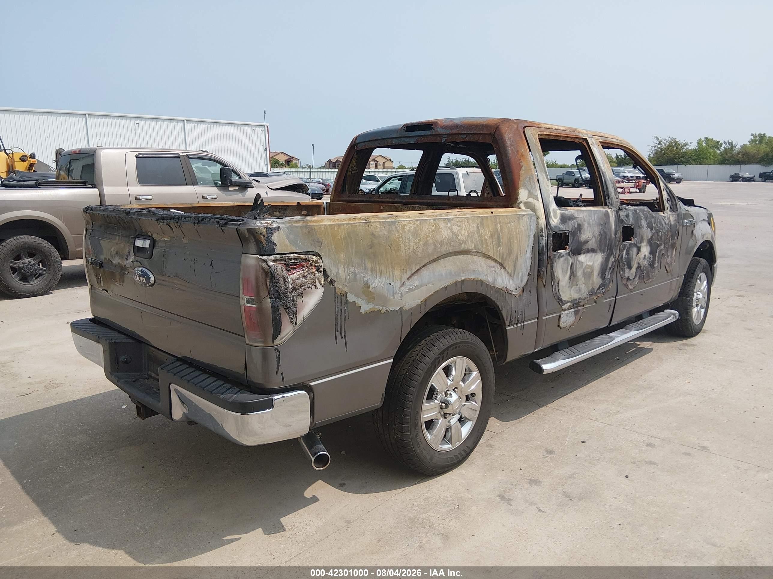 2010 Ford F-150 Fx2 Sport/xl/xlt Gray vin: 1FTEW1C83AFC56871