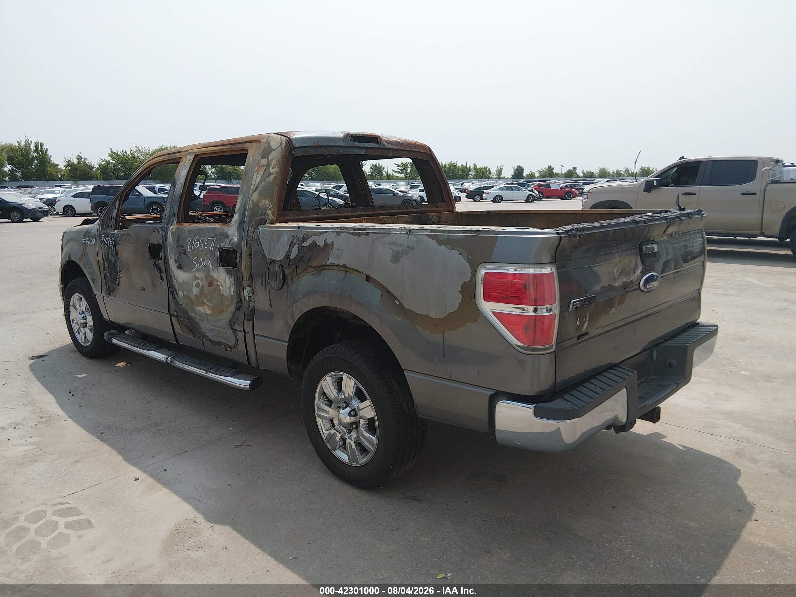 2010 Ford F-150 Fx2 Sport/xl/xlt Gray vin: 1FTEW1C83AFC56871