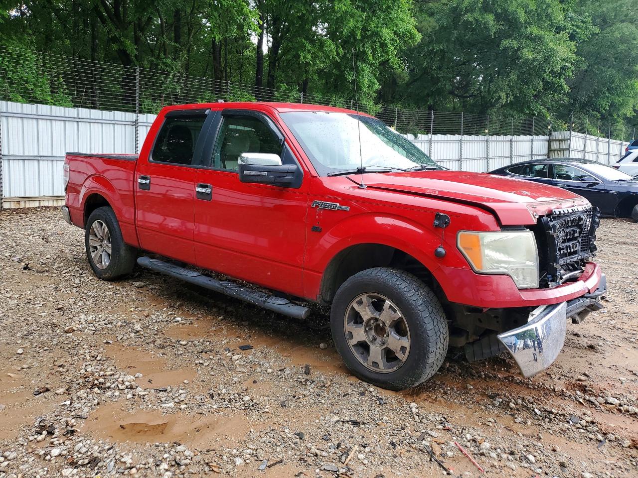 2010 Ford F150 Supercrew Red vin: 1FTEW1C83AFC81169