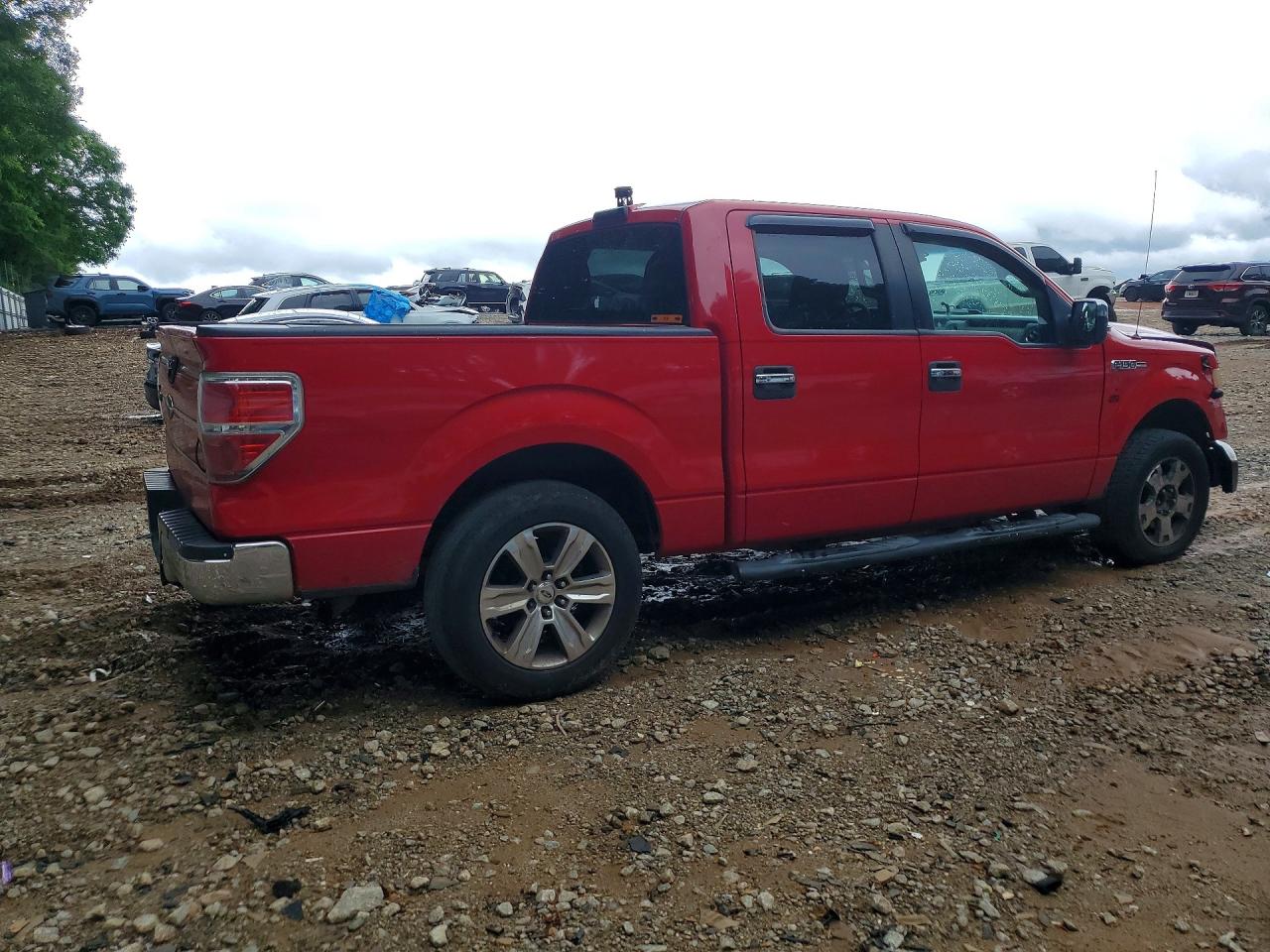 2010 Ford F150 Supercrew Red vin: 1FTEW1C83AFC81169
