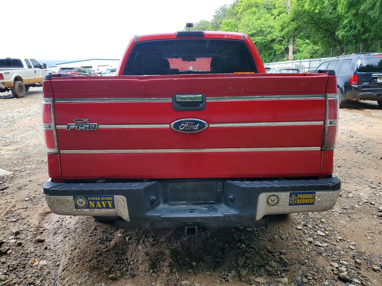 2010 Ford F150 Supercrew Red vin: 1FTEW1C83AFC81169
