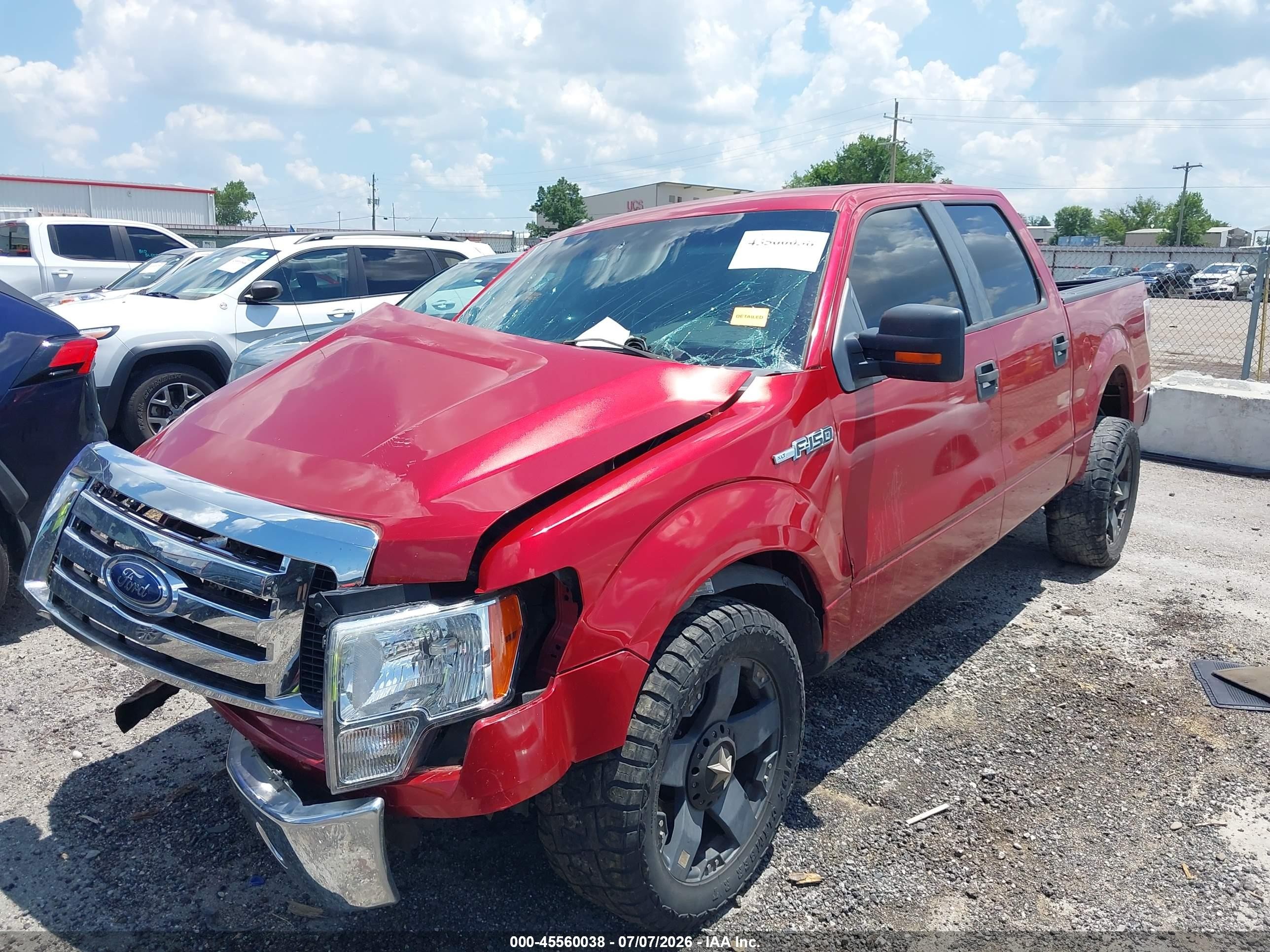 2010 Ford F-150 Fx2 Sport/xl/xlt Red vin: 1FTEW1C83AFC91166
