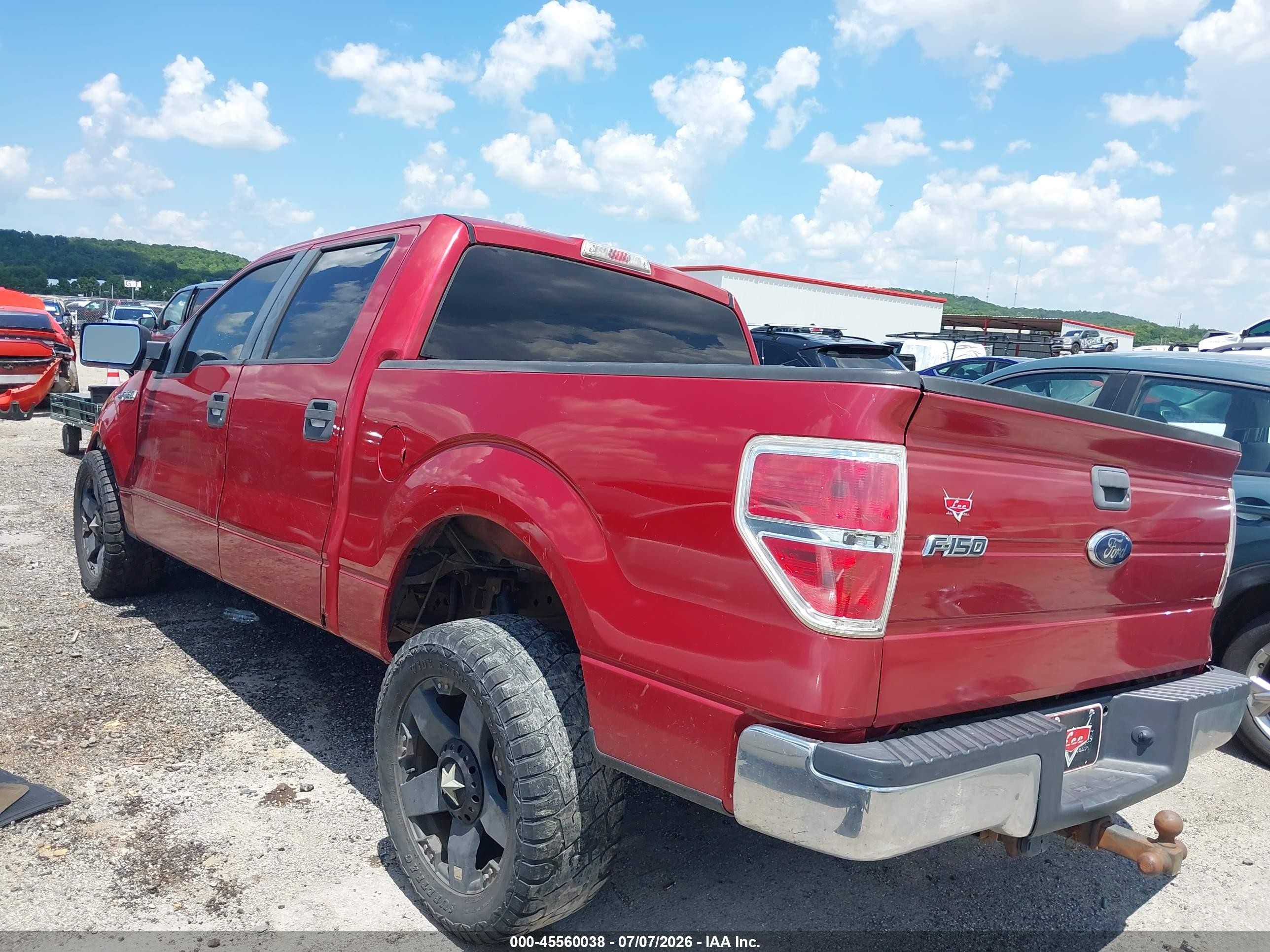2010 Ford F-150 Fx2 Sport/xl/xlt Red vin: 1FTEW1C83AFC91166
