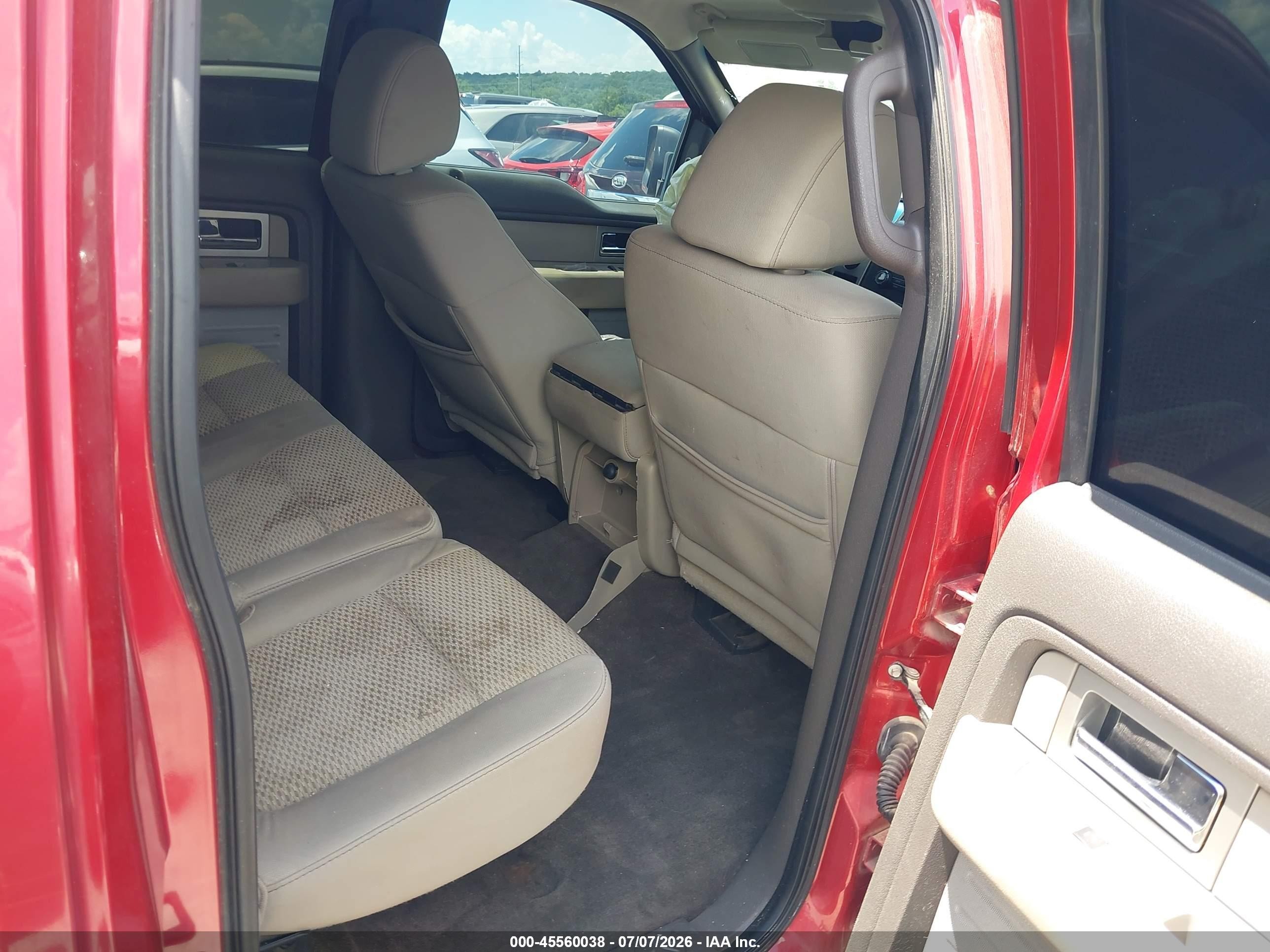 2010 Ford F-150 Fx2 Sport/xl/xlt Red vin: 1FTEW1C83AFC91166