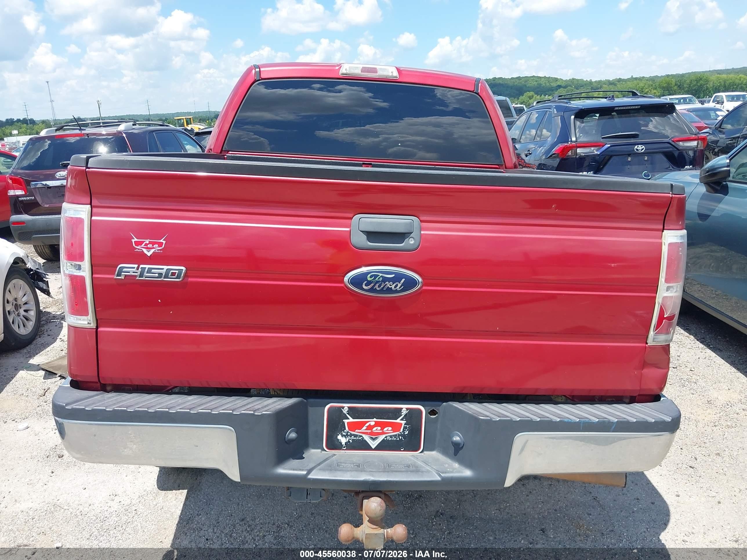 2010 Ford F-150 Fx2 Sport/xl/xlt Red vin: 1FTEW1C83AFC91166