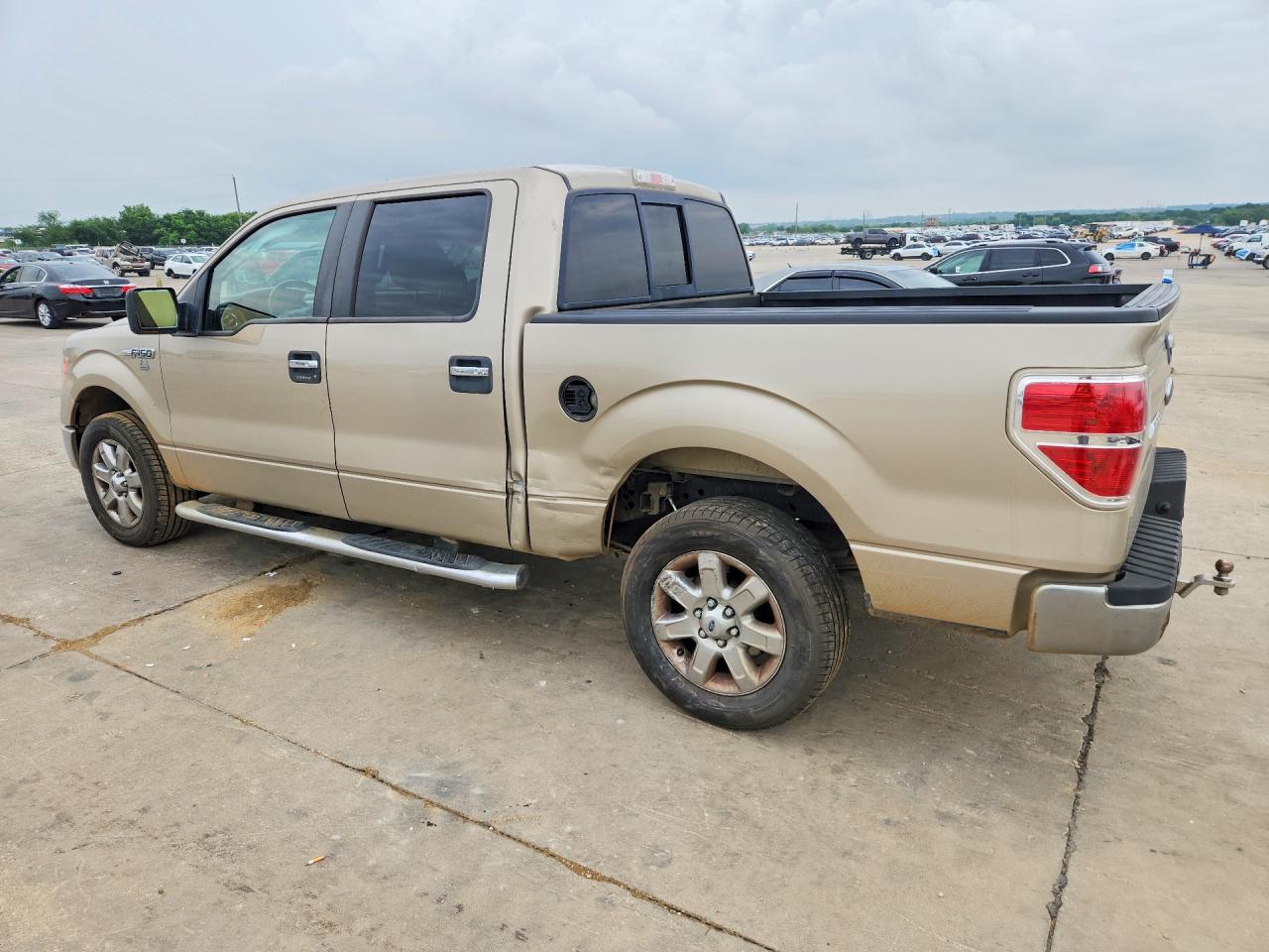 2010 Ford F150 Supercrew Tan vin: 1FTEW1C83AFD86634
