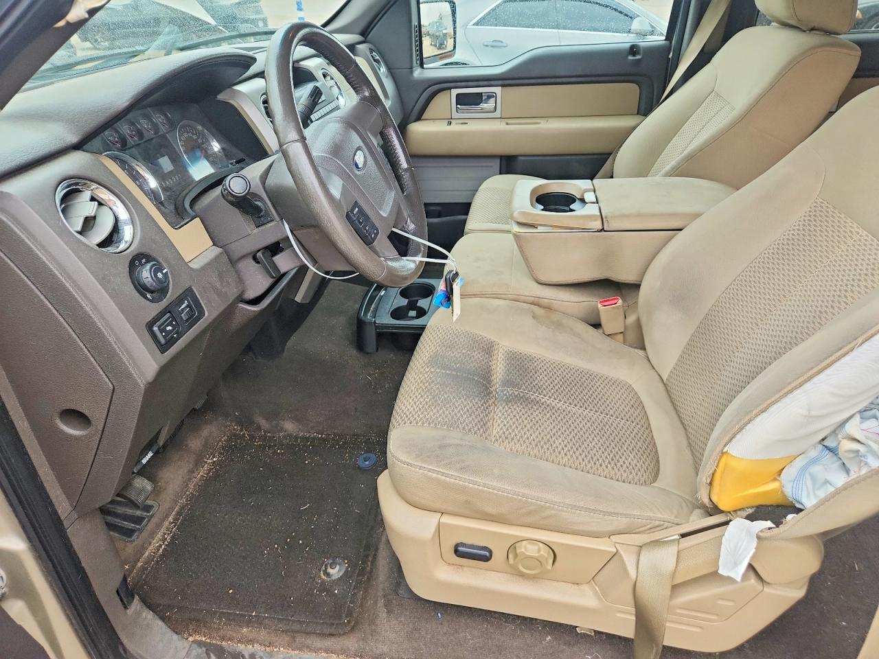 2010 Ford F150 Supercrew Tan vin: 1FTEW1C83AFD86634