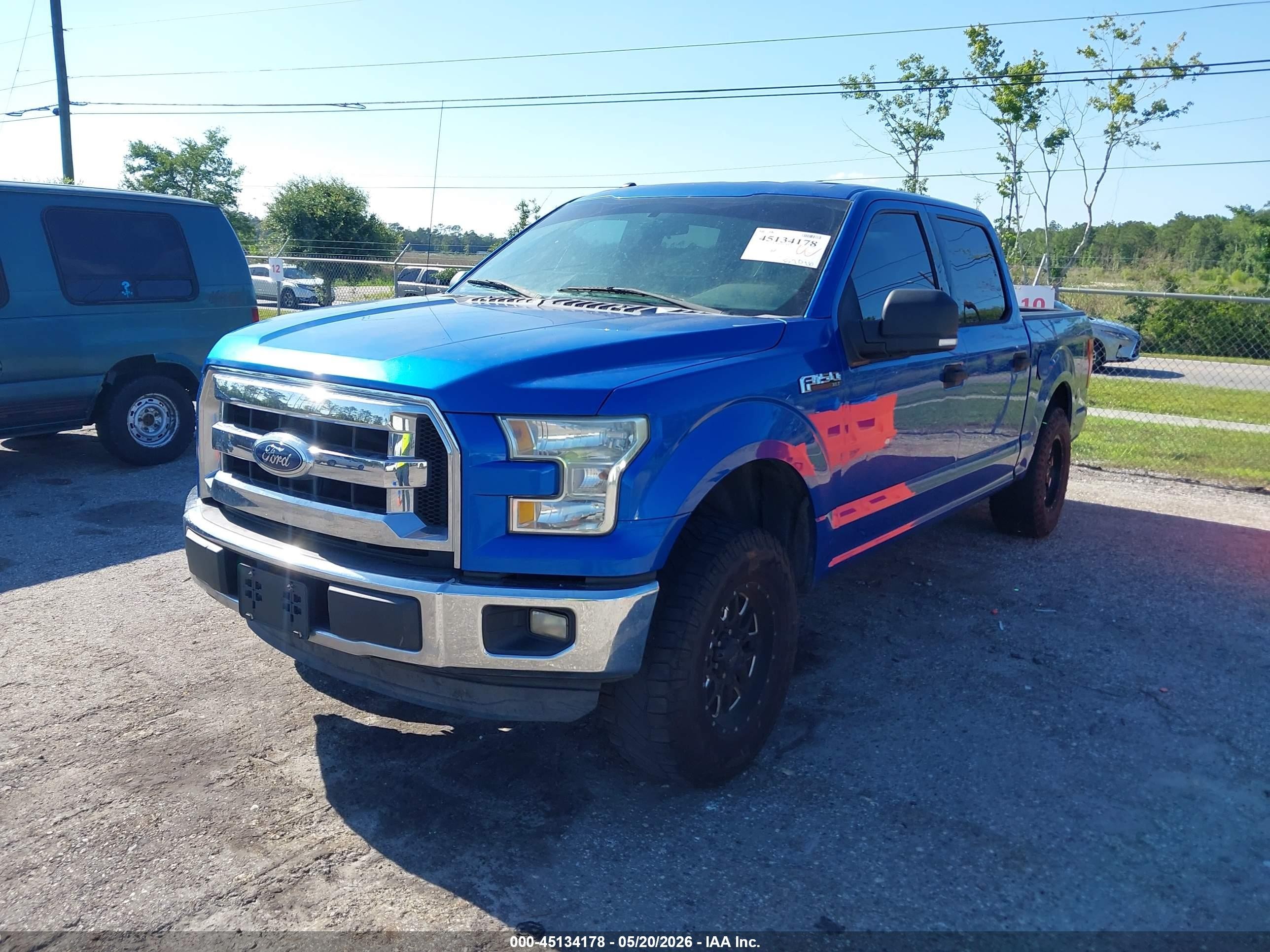 2015 Ford F-150 Xlt Синий vin: 1FTEW1C83FFB26368