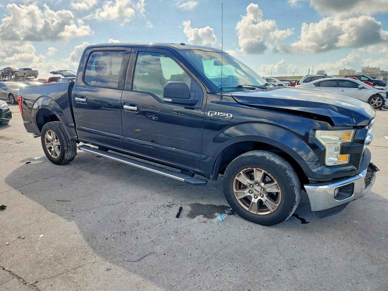 2015 Ford F150 Supercrew Black vin: 1FTEW1C83FFC35865
