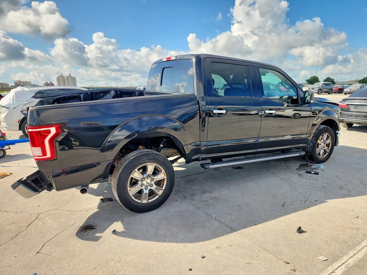 2015 Ford F150 Supercrew Black vin: 1FTEW1C83FFC35865