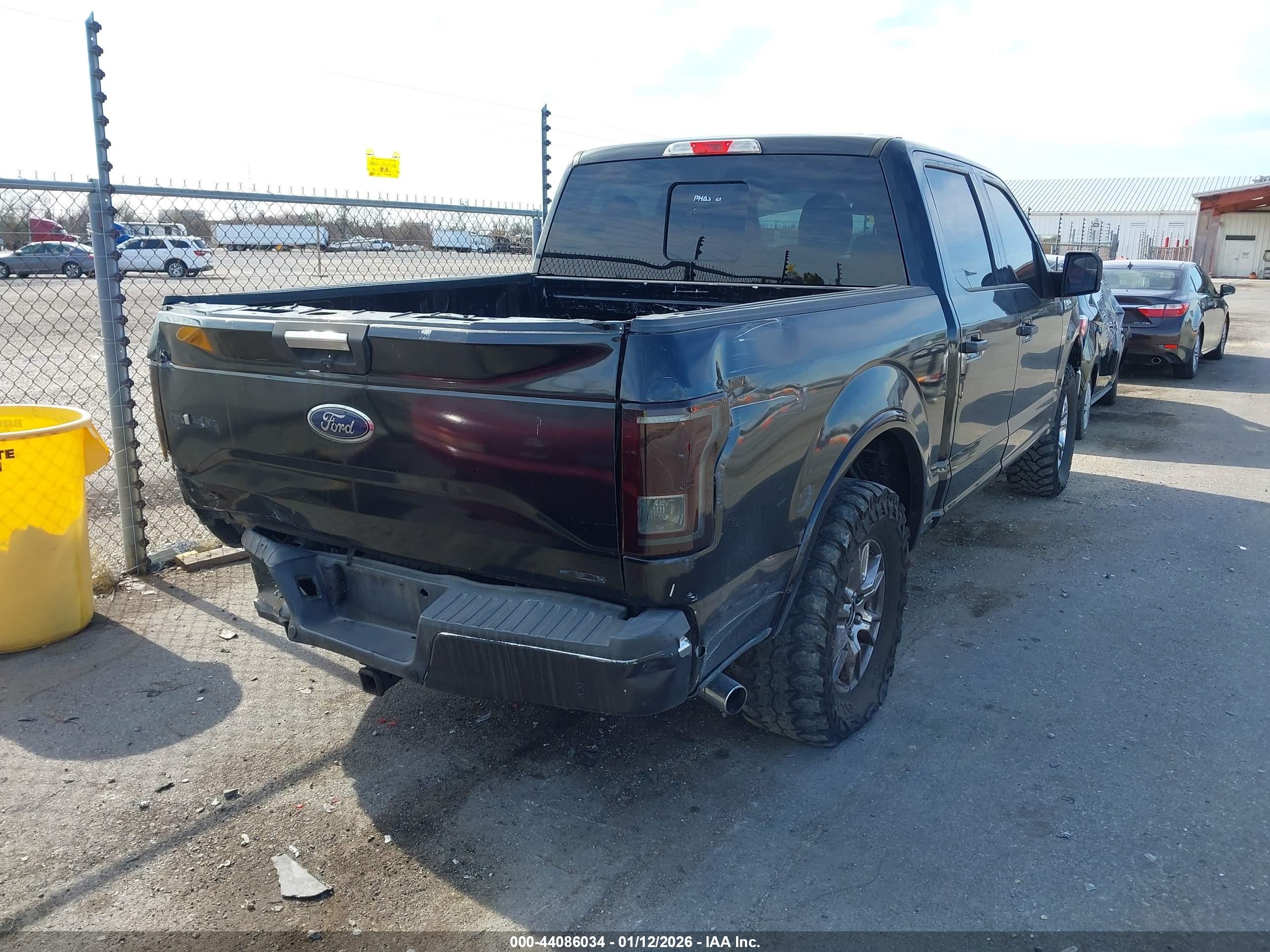 2015 Ford F-150 Xlt Черный vin: 1FTEW1C83FKE23597