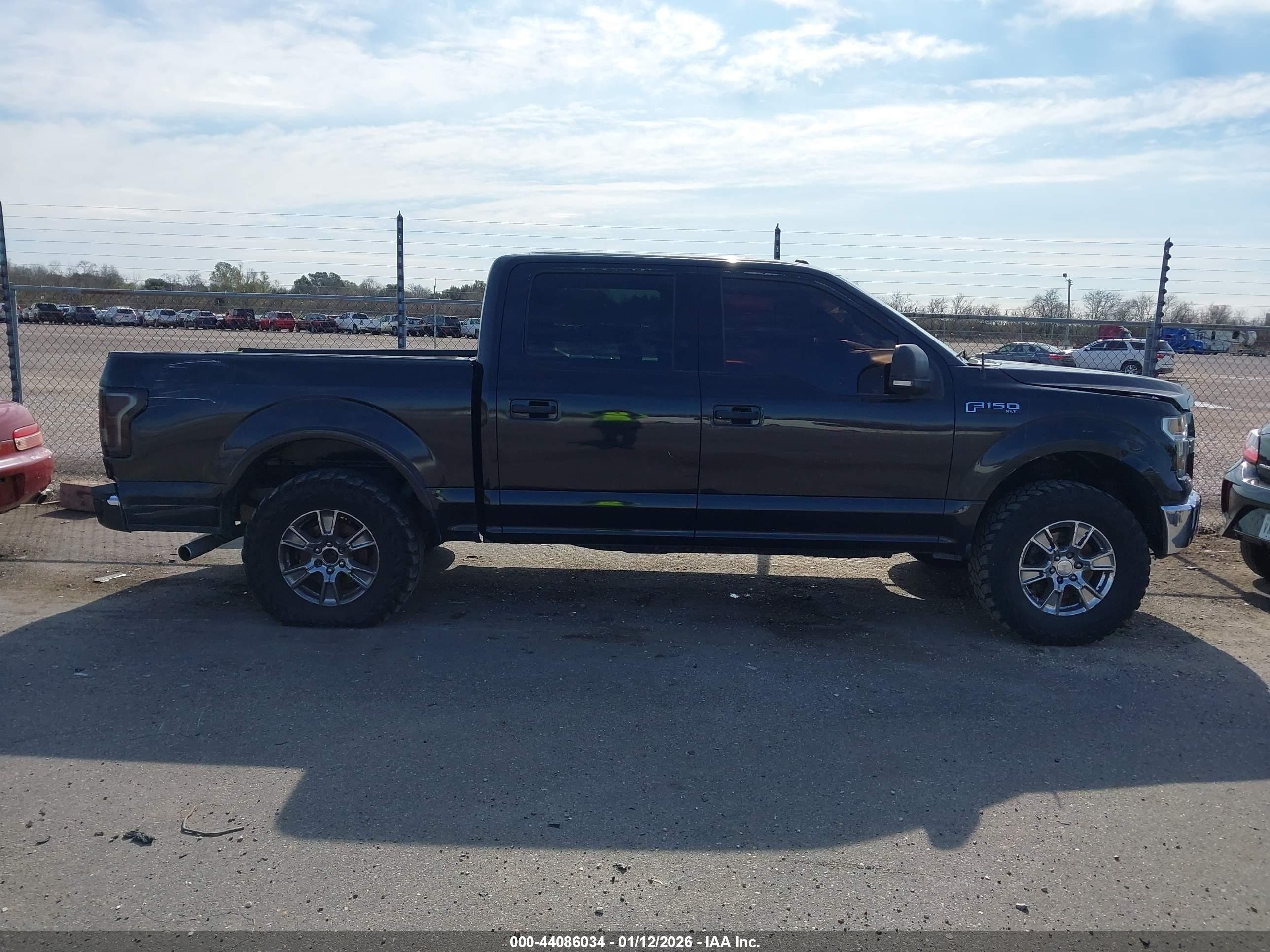 2015 Ford F-150 Xlt Черный vin: 1FTEW1C83FKE23597