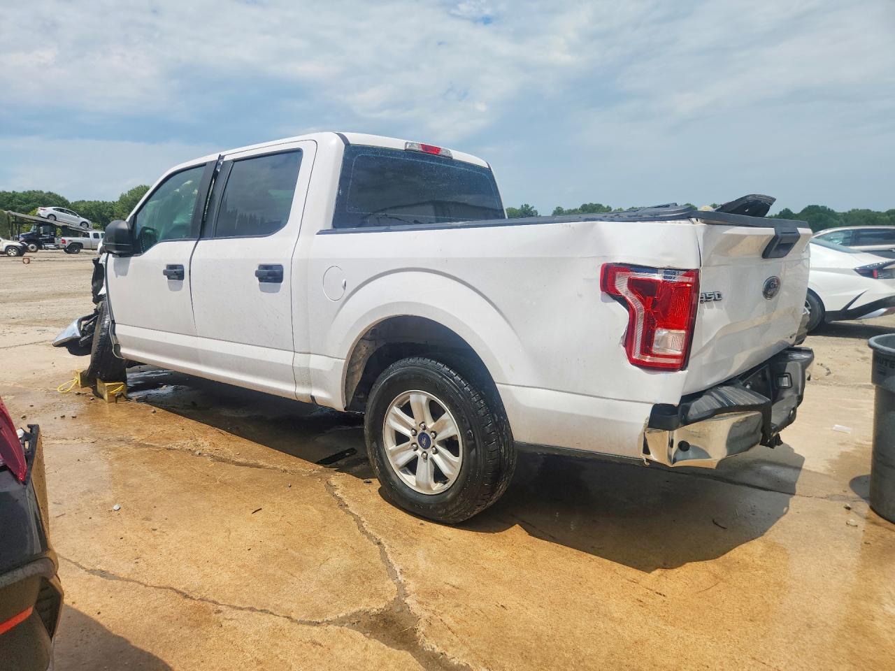 2015 Ford F150 Supercrew Белый vin: 1FTEW1C83FKF08455