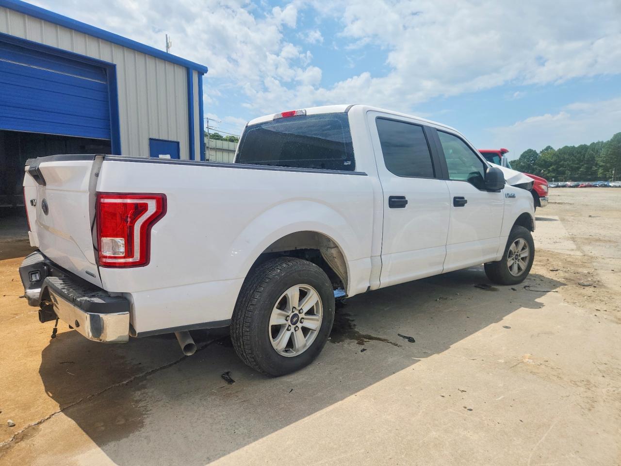 2015 Ford F150 Supercrew Белый vin: 1FTEW1C83FKF08455