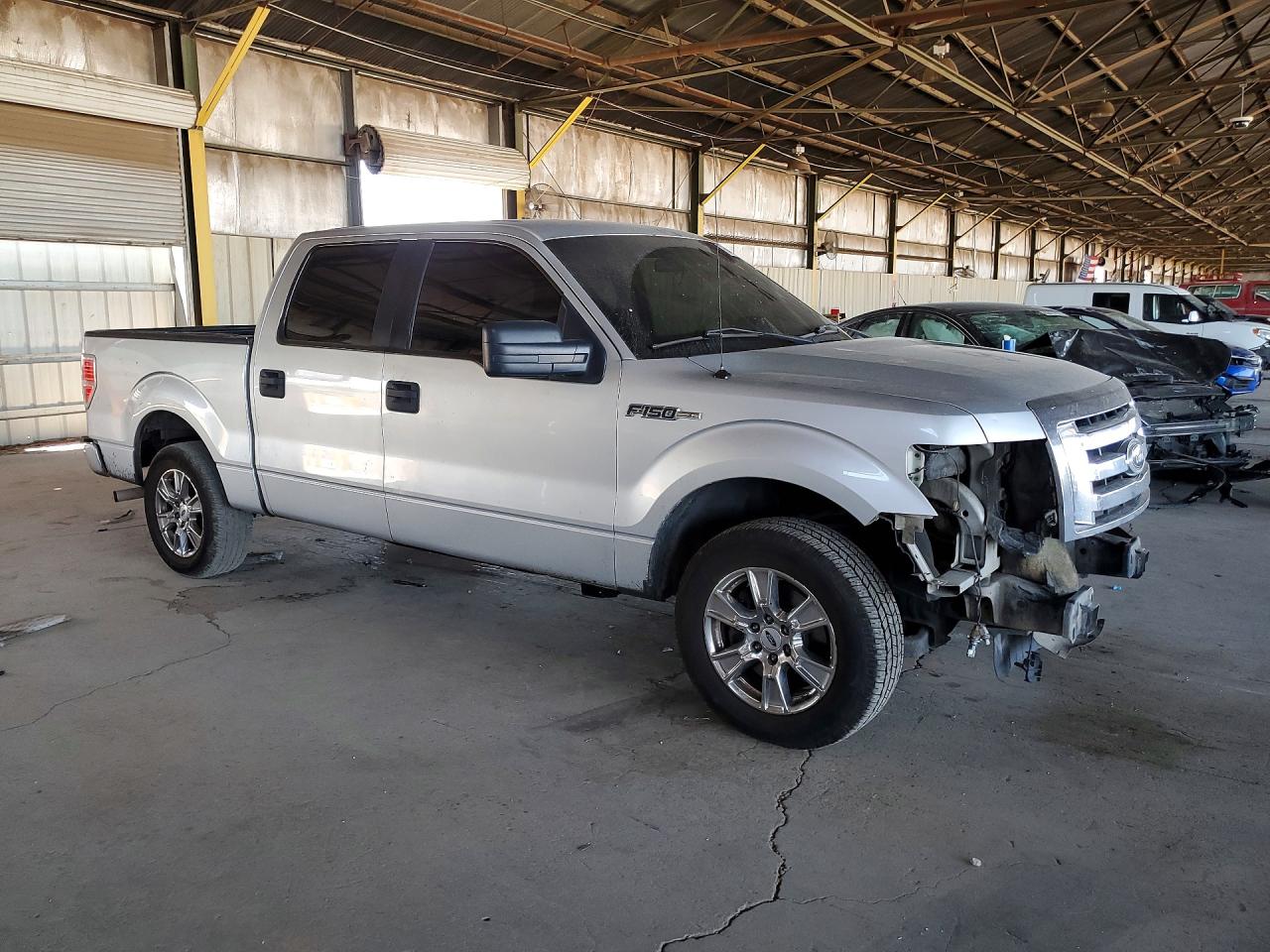 2010 Ford F150 Supercrew Silver vin: 1FTEW1C84AFA89839