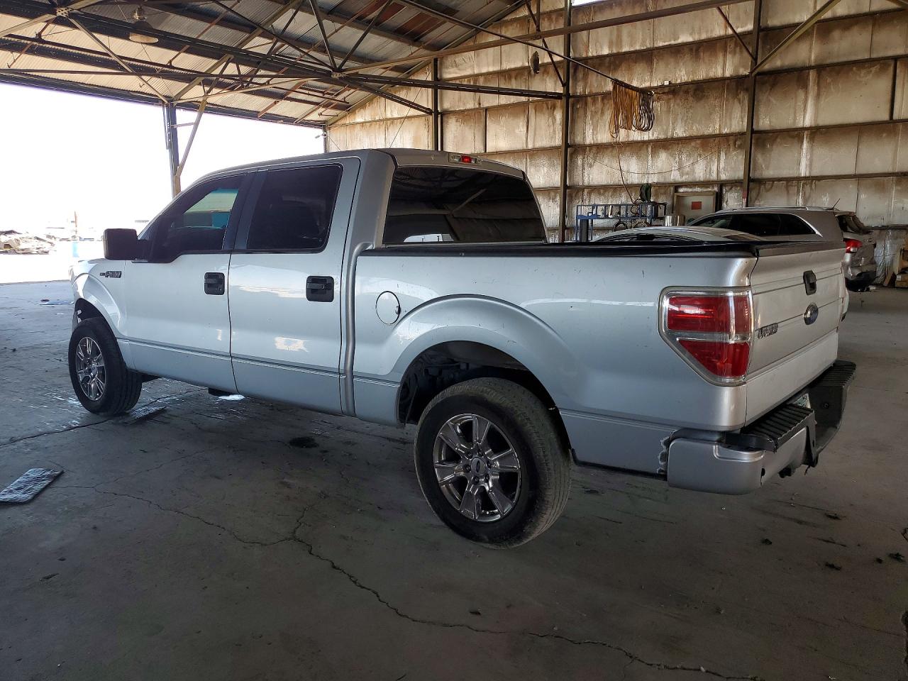 2010 Ford F150 Supercrew Silver vin: 1FTEW1C84AFA89839