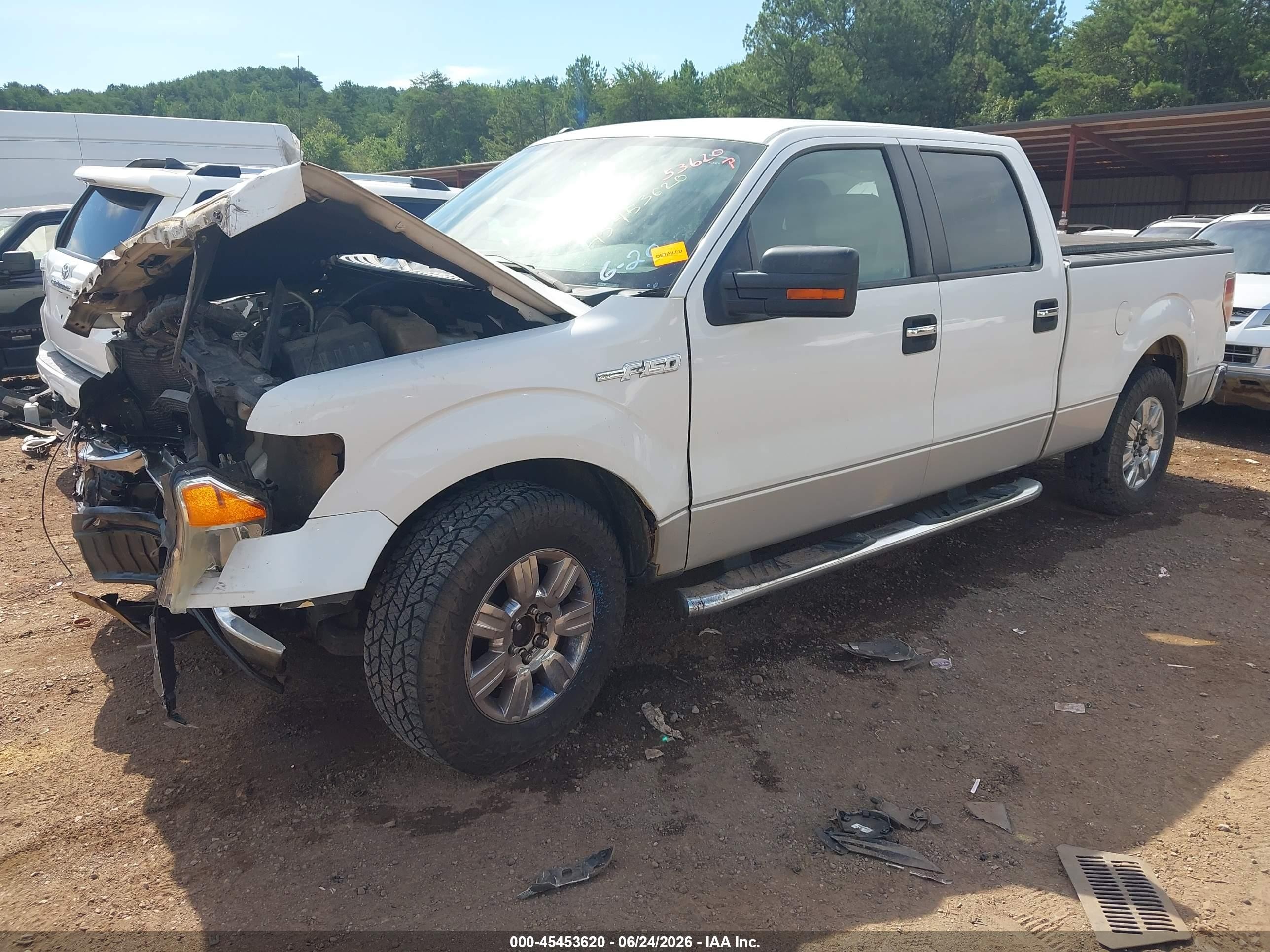 2010 Ford F-150 Xlt White vin: 1FTEW1C84AFC87918