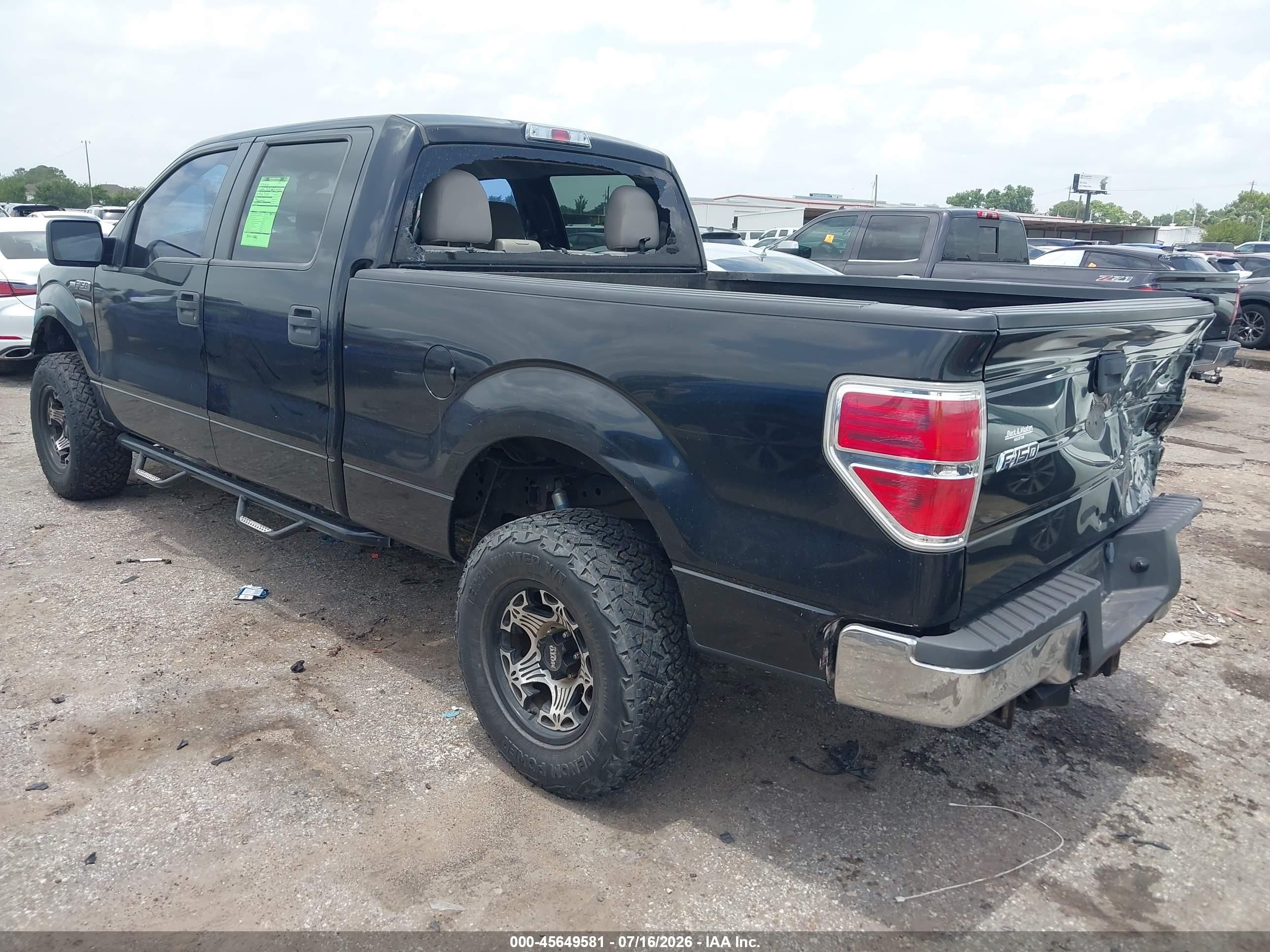 2010 Ford F-150 Fx2 Sport/xl/xlt Черный vin: 1FTEW1C84AKE25741