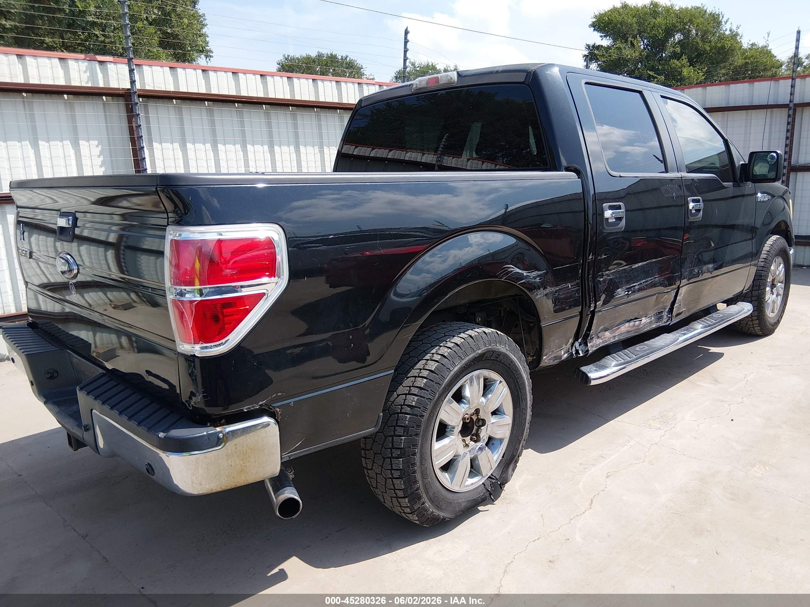 2010 Ford F-150 Fx2 Sport/xl/xlt Black vin: 1FTEW1C84AKE54107