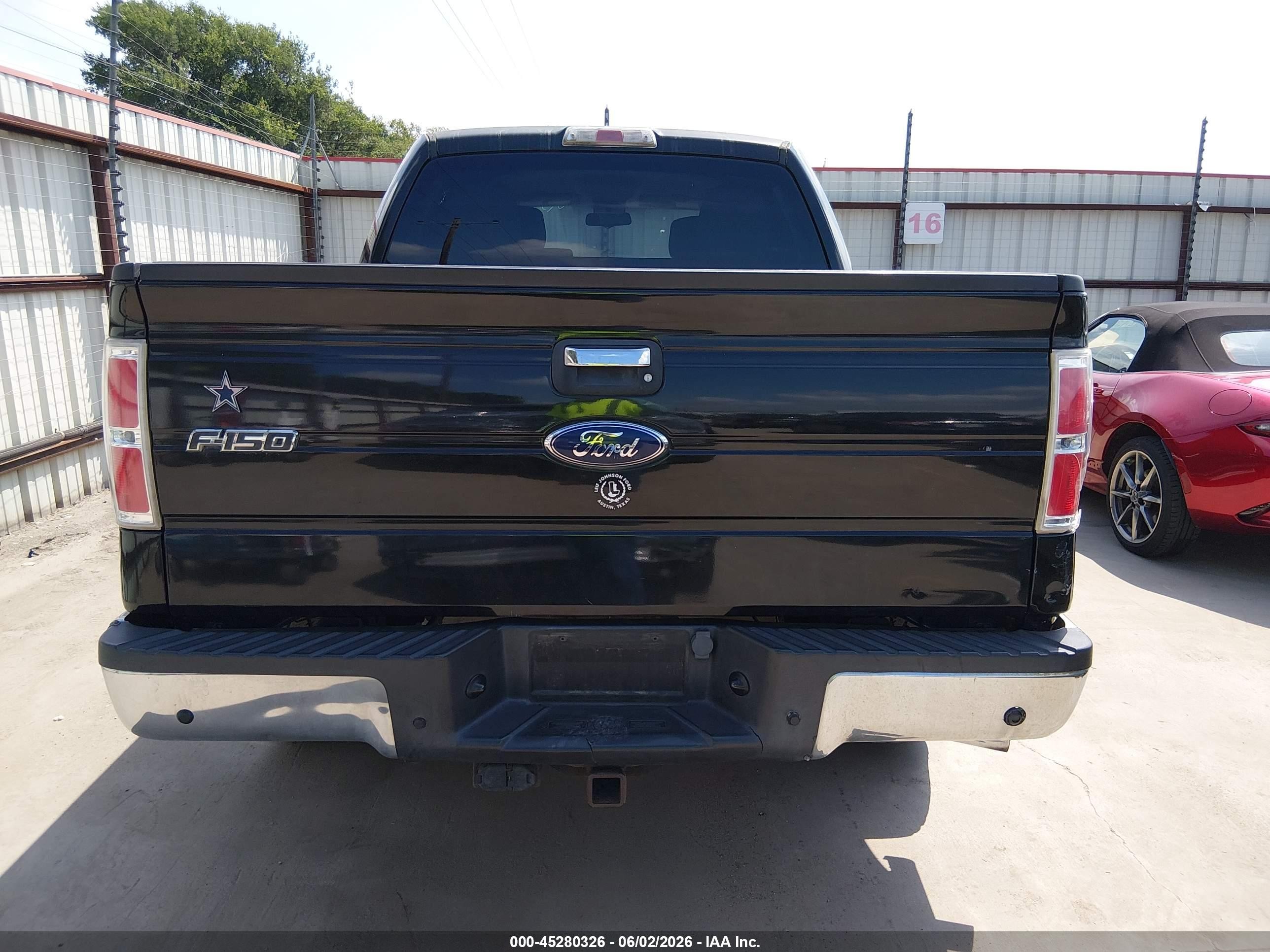 2010 Ford F-150 Fx2 Sport/xl/xlt Black vin: 1FTEW1C84AKE54107