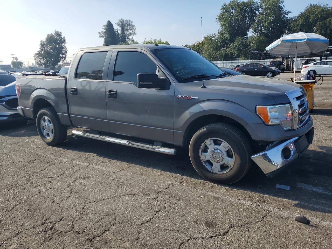 2010 Ford F150 Supercrew Gray vin: 1FTEW1C85AFB14702