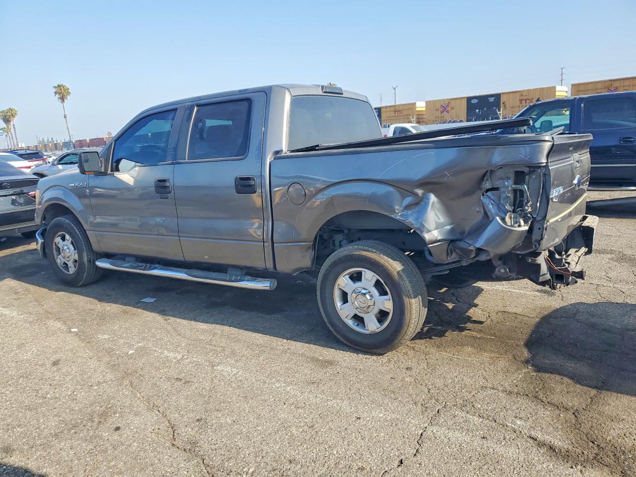 2010 Ford F150 Supercrew Gray vin: 1FTEW1C85AFB14702