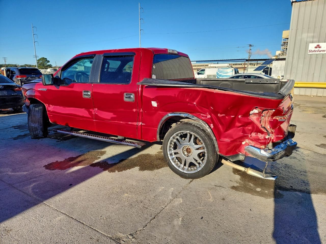 2010 Ford F150 Supercrew Красный vin: 1FTEW1C85AFC27856