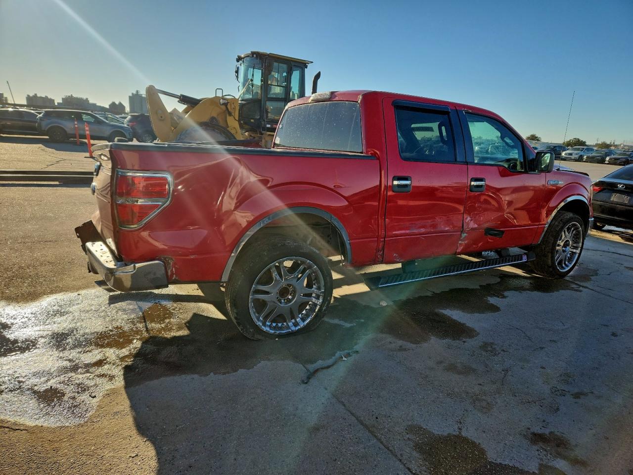 2010 Ford F150 Supercrew Красный vin: 1FTEW1C85AFC27856