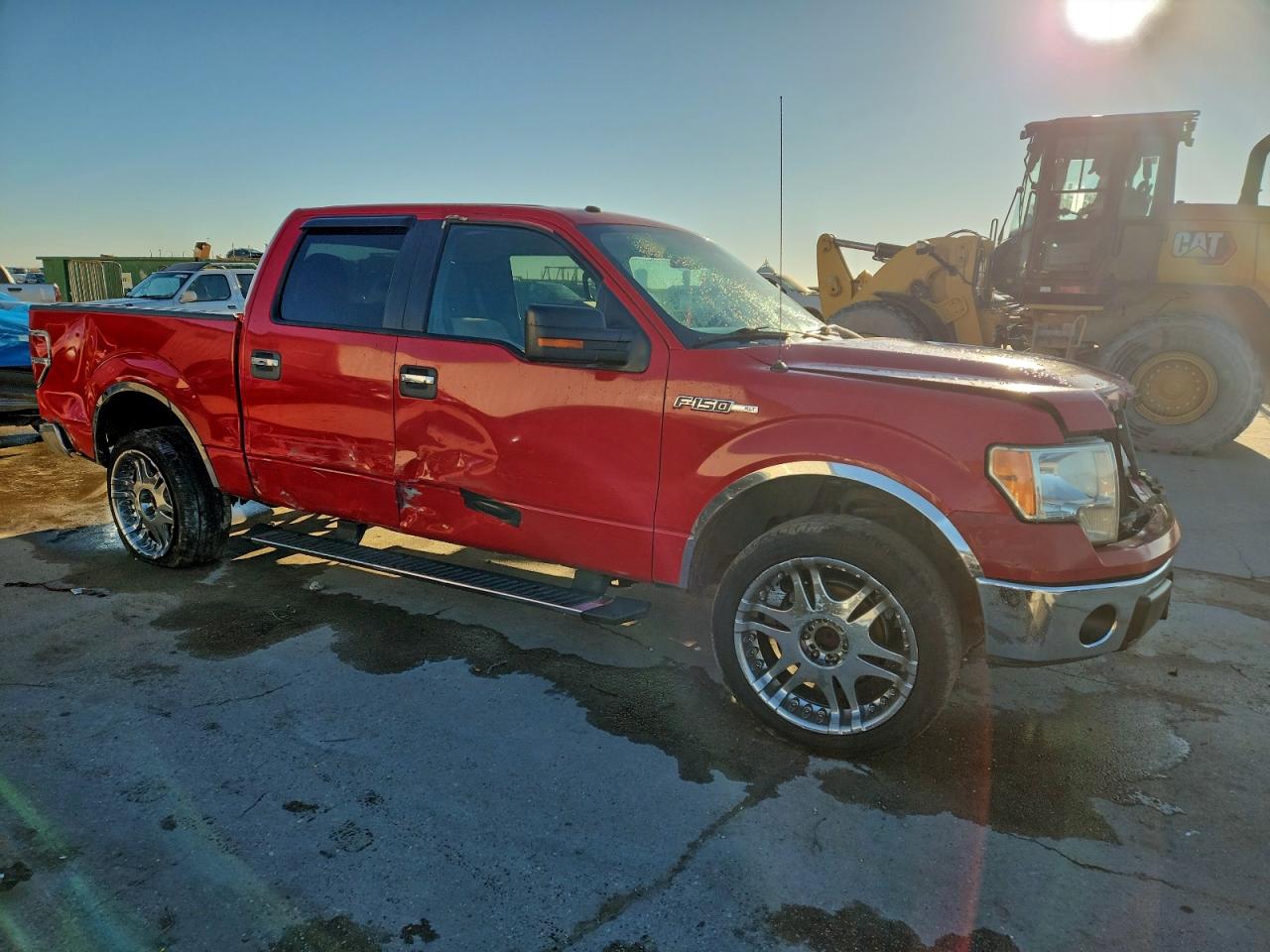 2010 Ford F150 Supercrew Красный vin: 1FTEW1C85AFC27856