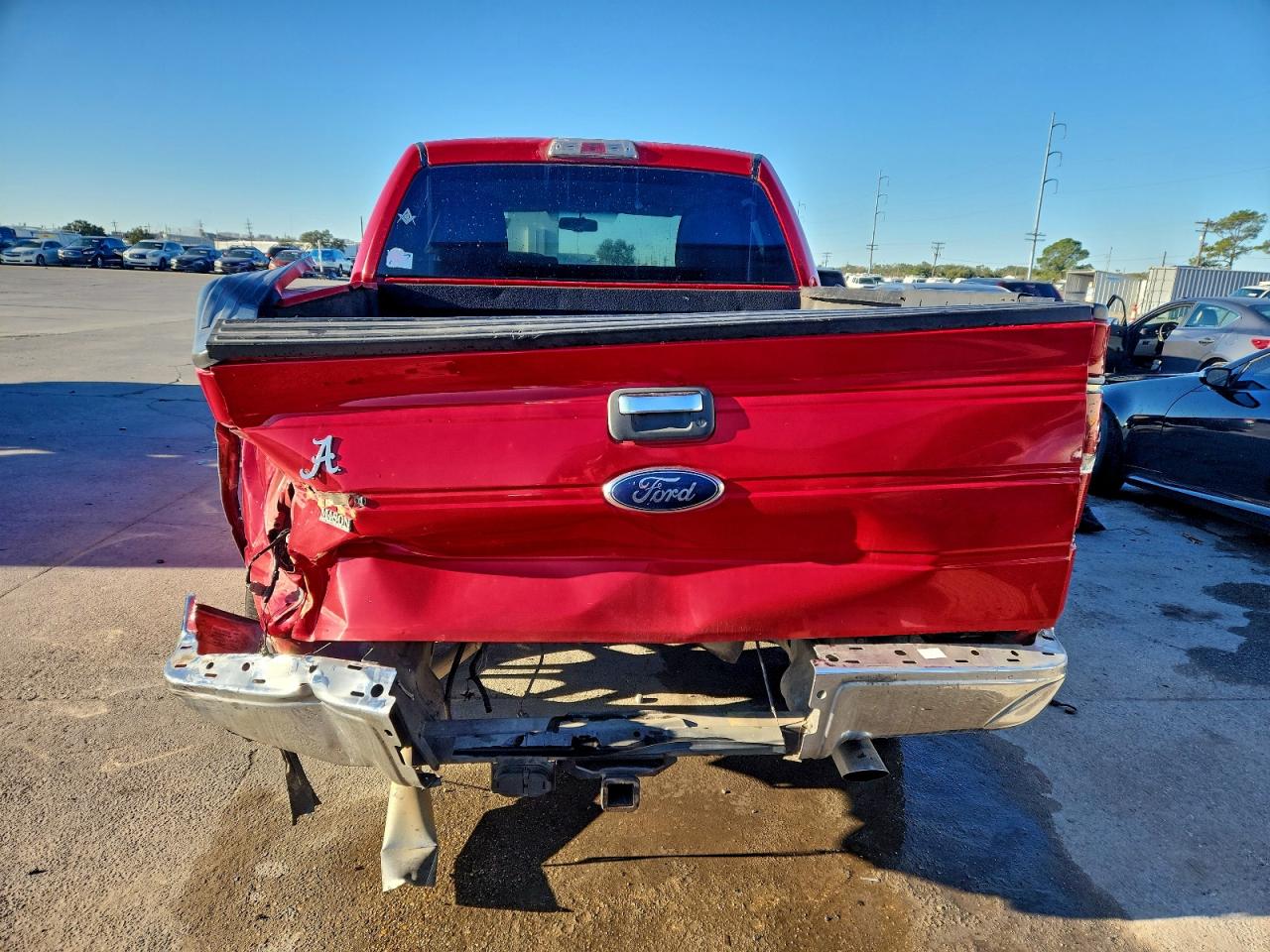 2010 Ford F150 Supercrew Красный vin: 1FTEW1C85AFC27856