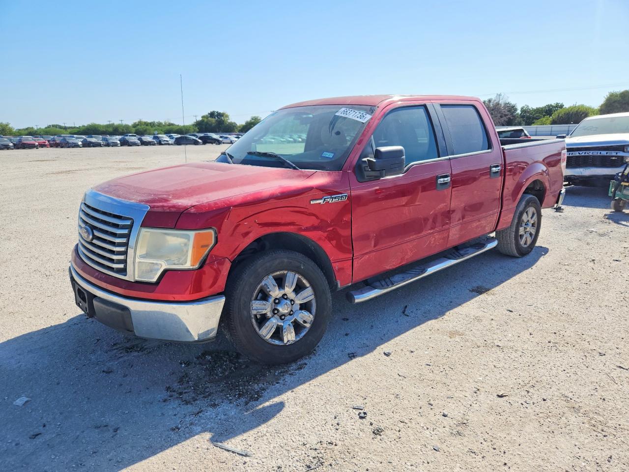 2010 Ford F150 Supercrew Red vin: 1FTEW1C85AKA75746