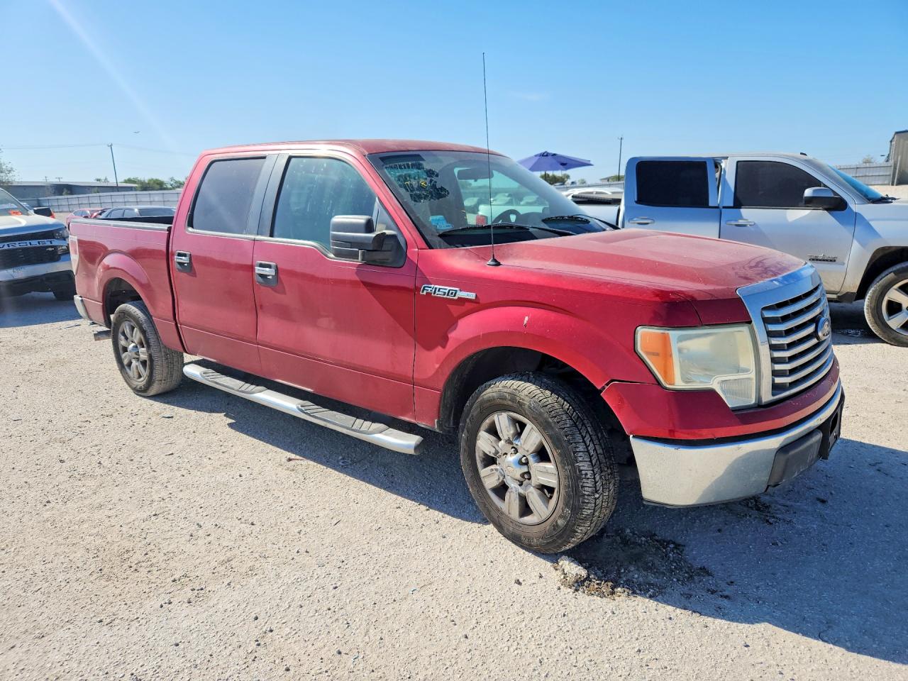 2010 Ford F150 Supercrew Red vin: 1FTEW1C85AKA75746
