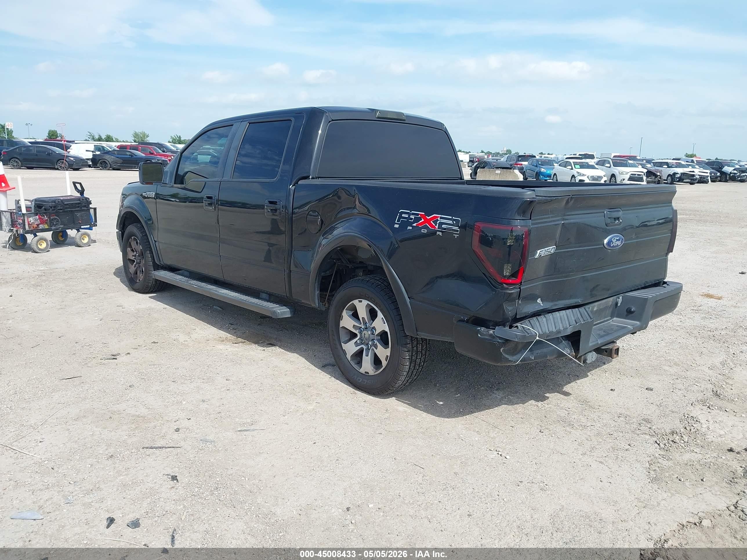 2010 Ford F-150 Fx2 Sport Black vin: 1FTEW1C85AKB47075