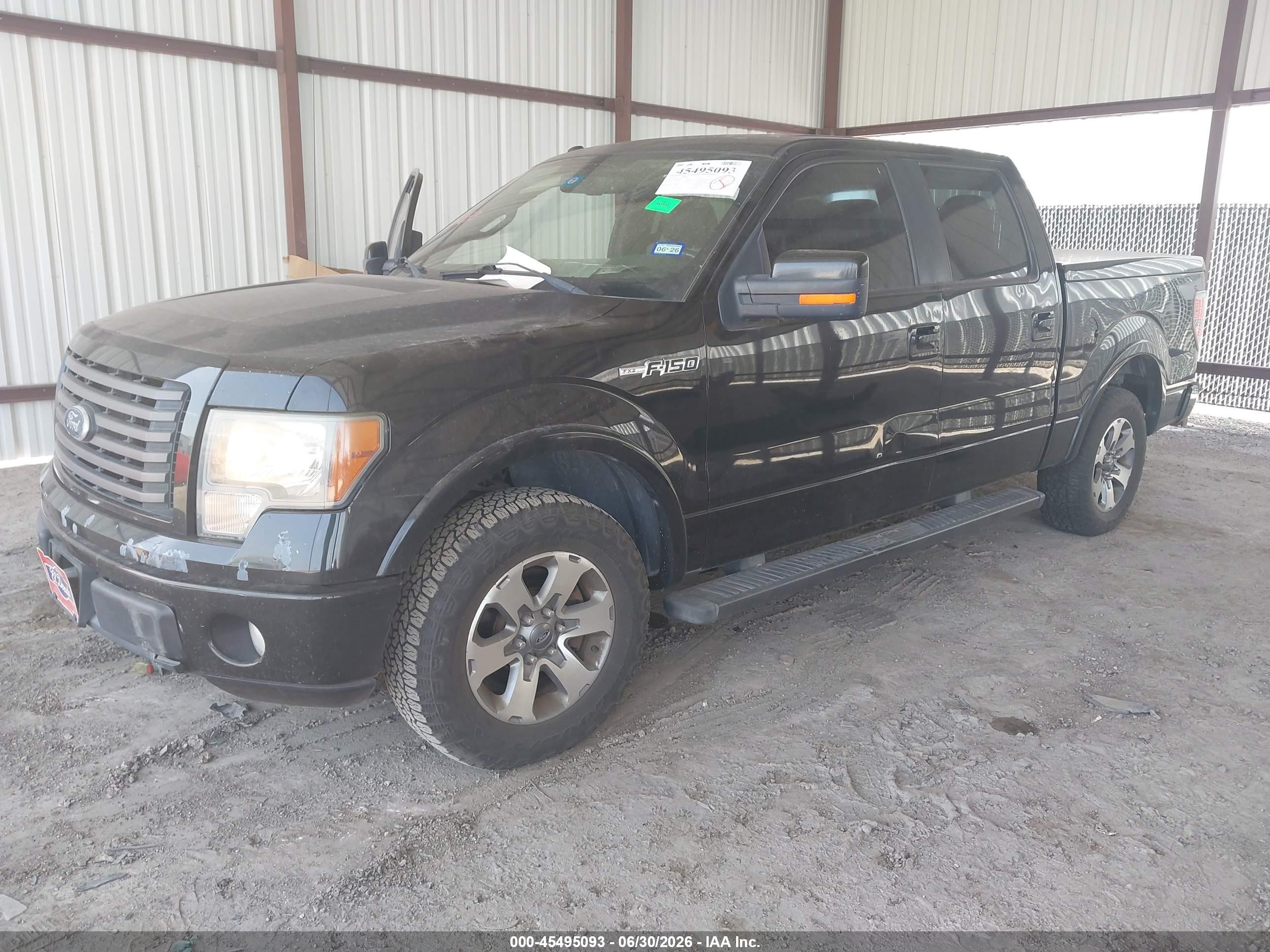 2010 Ford F-150 Fx2 Sport/xl/xlt Черный vin: 1FTEW1C85AKE58053