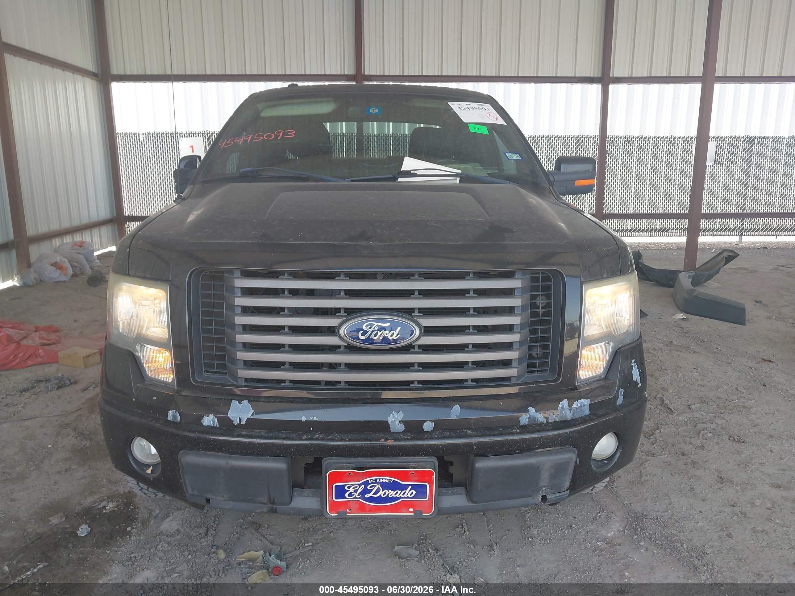 2010 Ford F-150 Fx2 Sport/xl/xlt Черный vin: 1FTEW1C85AKE58053