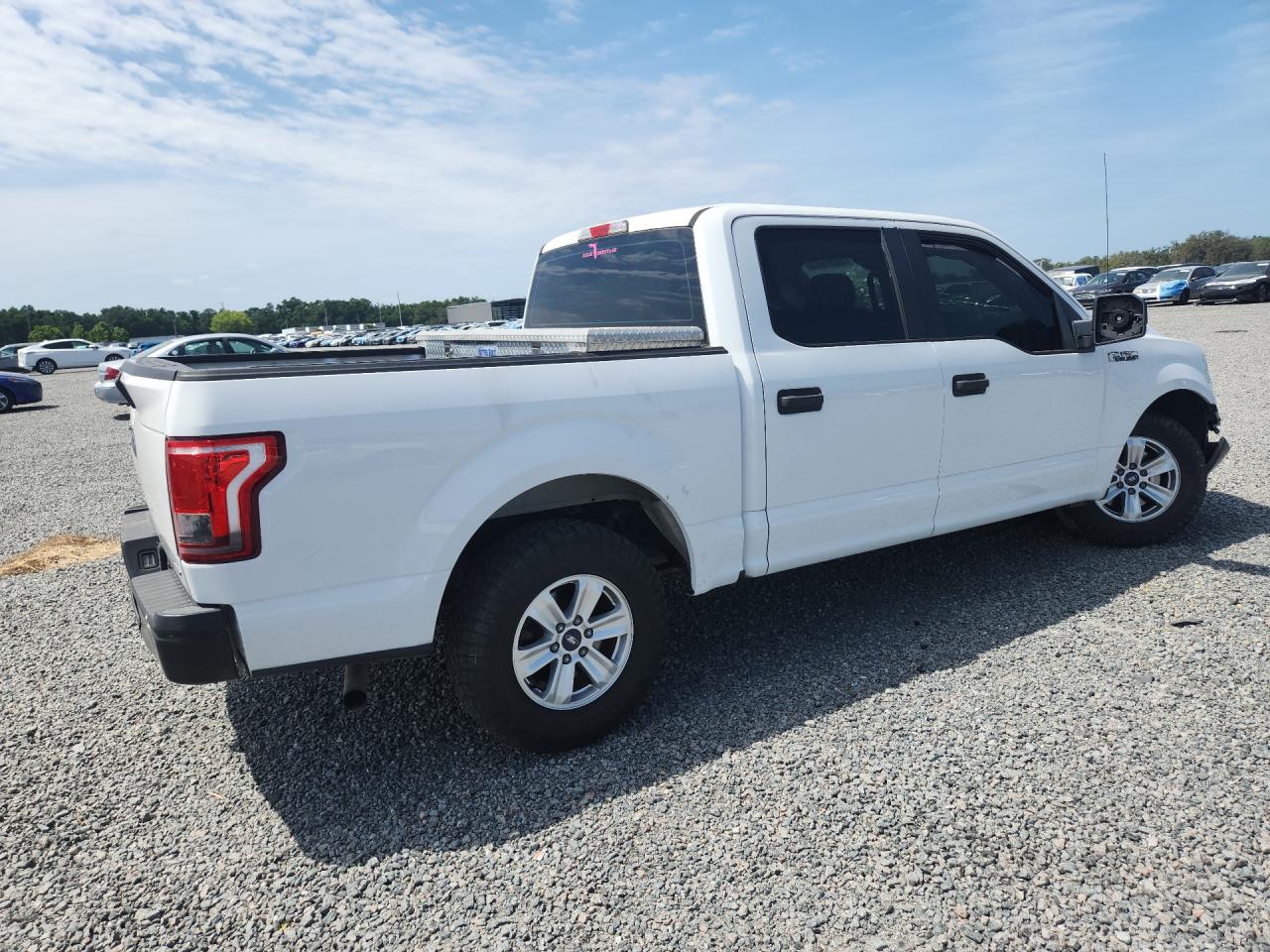 2015 Ford F150 Supercrew Белый vin: 1FTEW1C85FFD09707