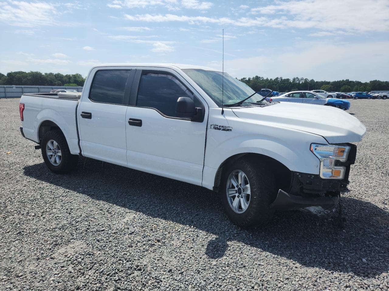 2015 Ford F150 Supercrew Белый vin: 1FTEW1C85FFD09707