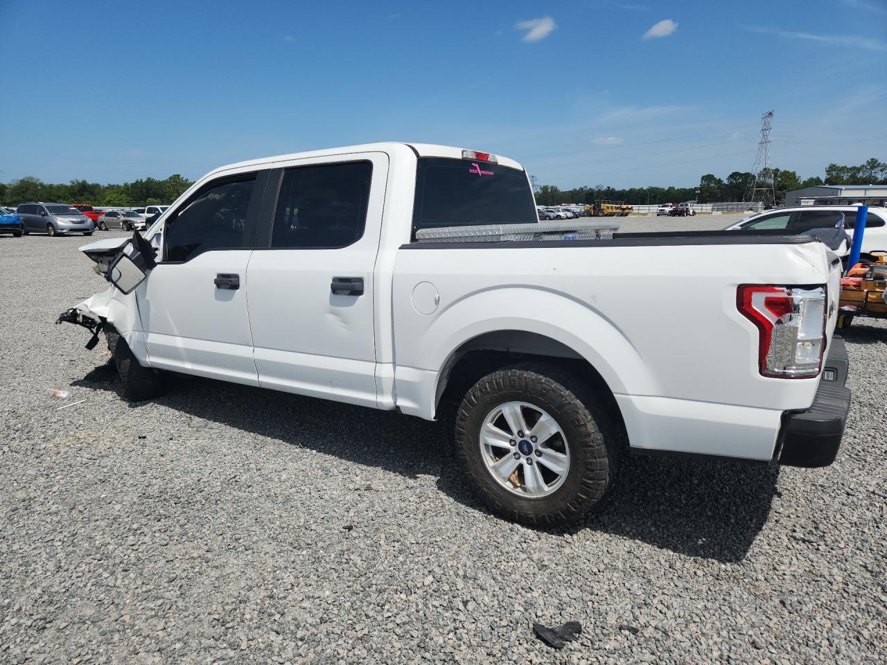 2015 Ford F150 Supercrew Белый vin: 1FTEW1C85FFD09707