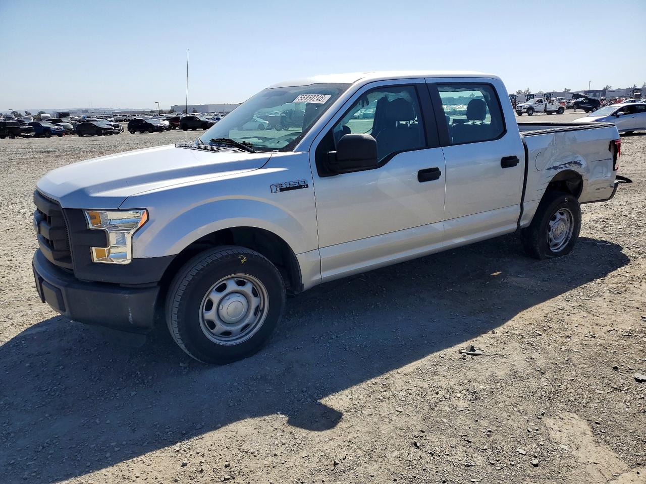 2016 Ford F150 Supercrew Серебряный vin: 1FTEW1C85GKE46266